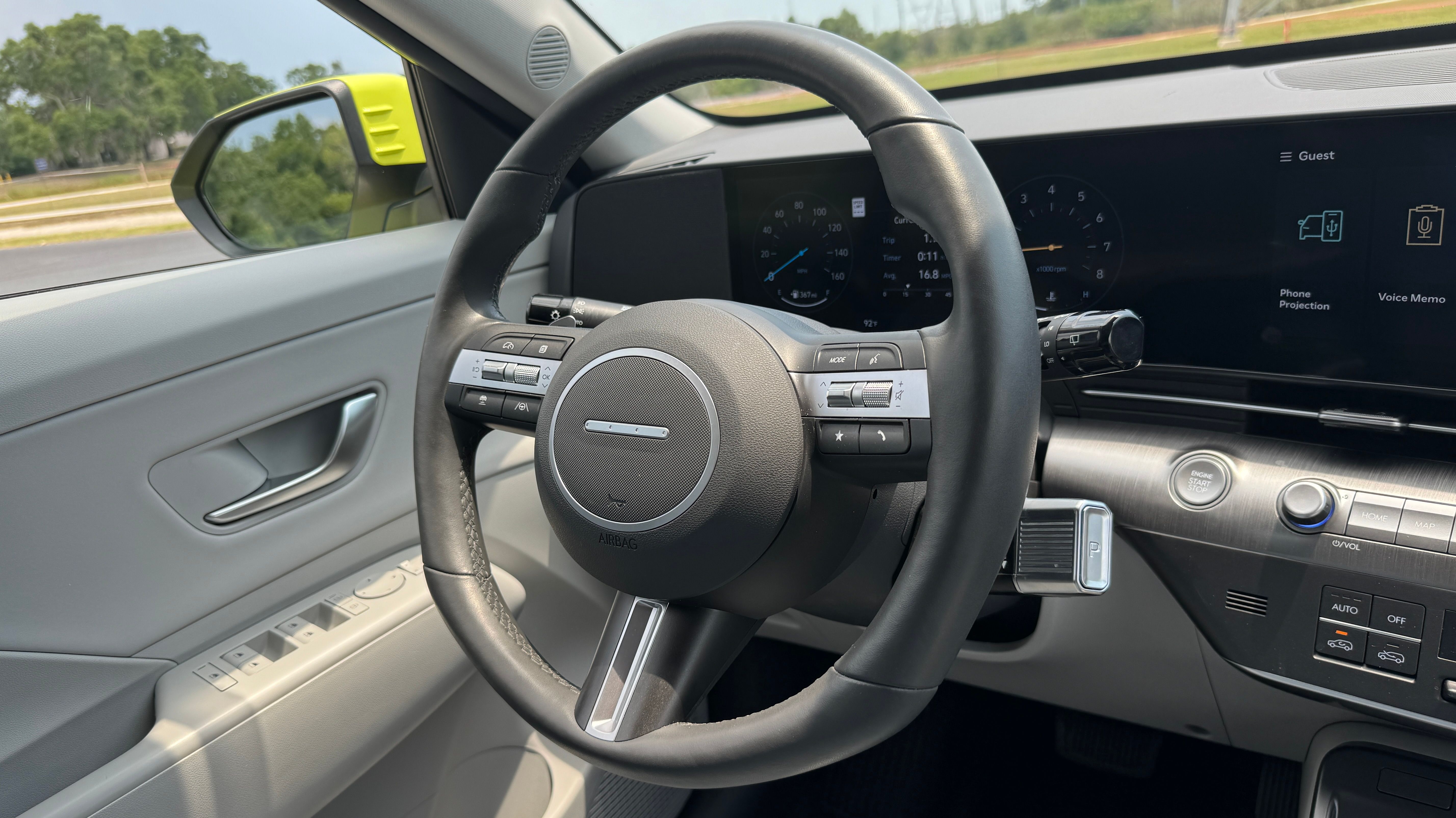 2024 Hyundai Kona steering wheel