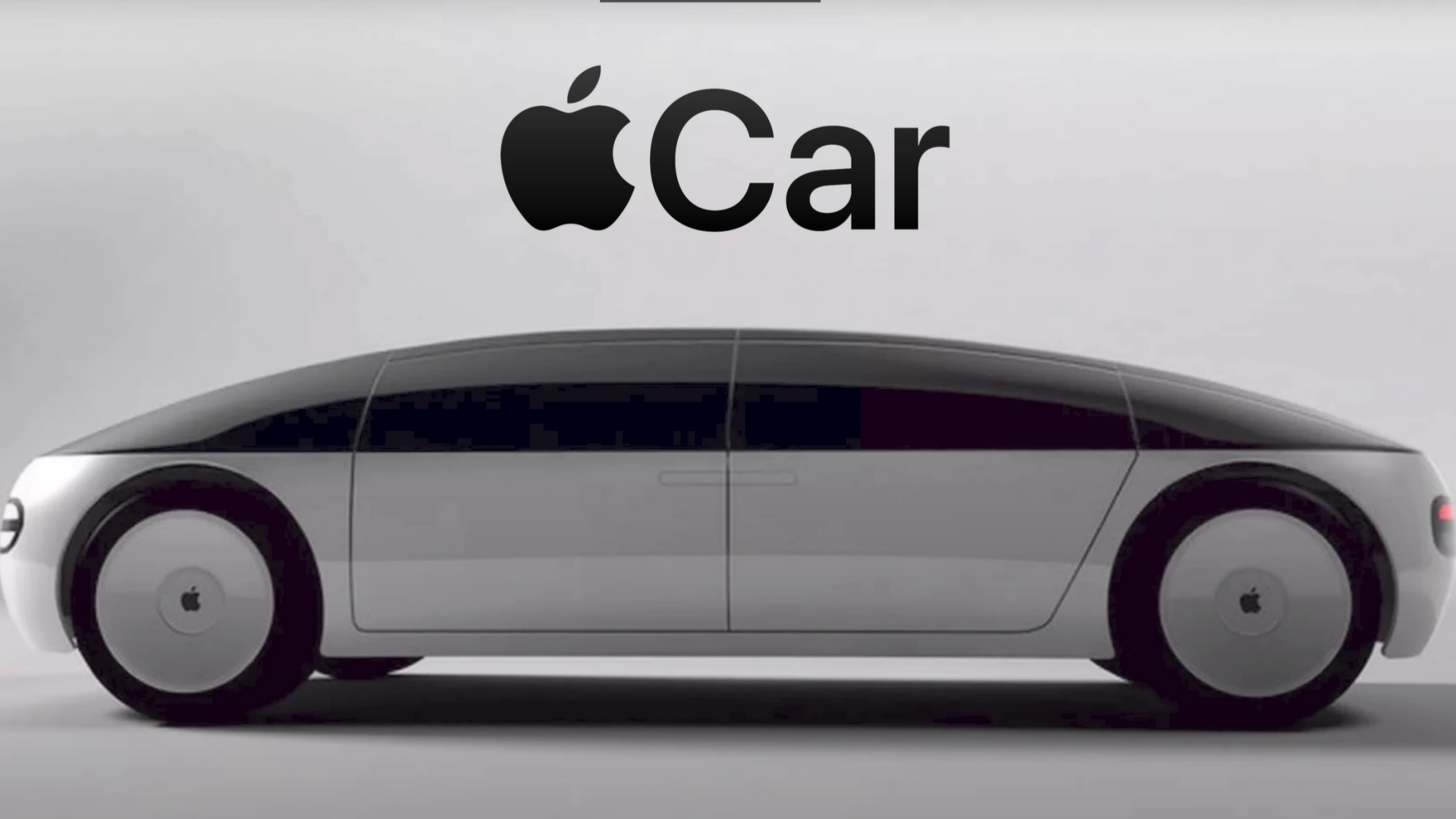 apple car sidelong grey