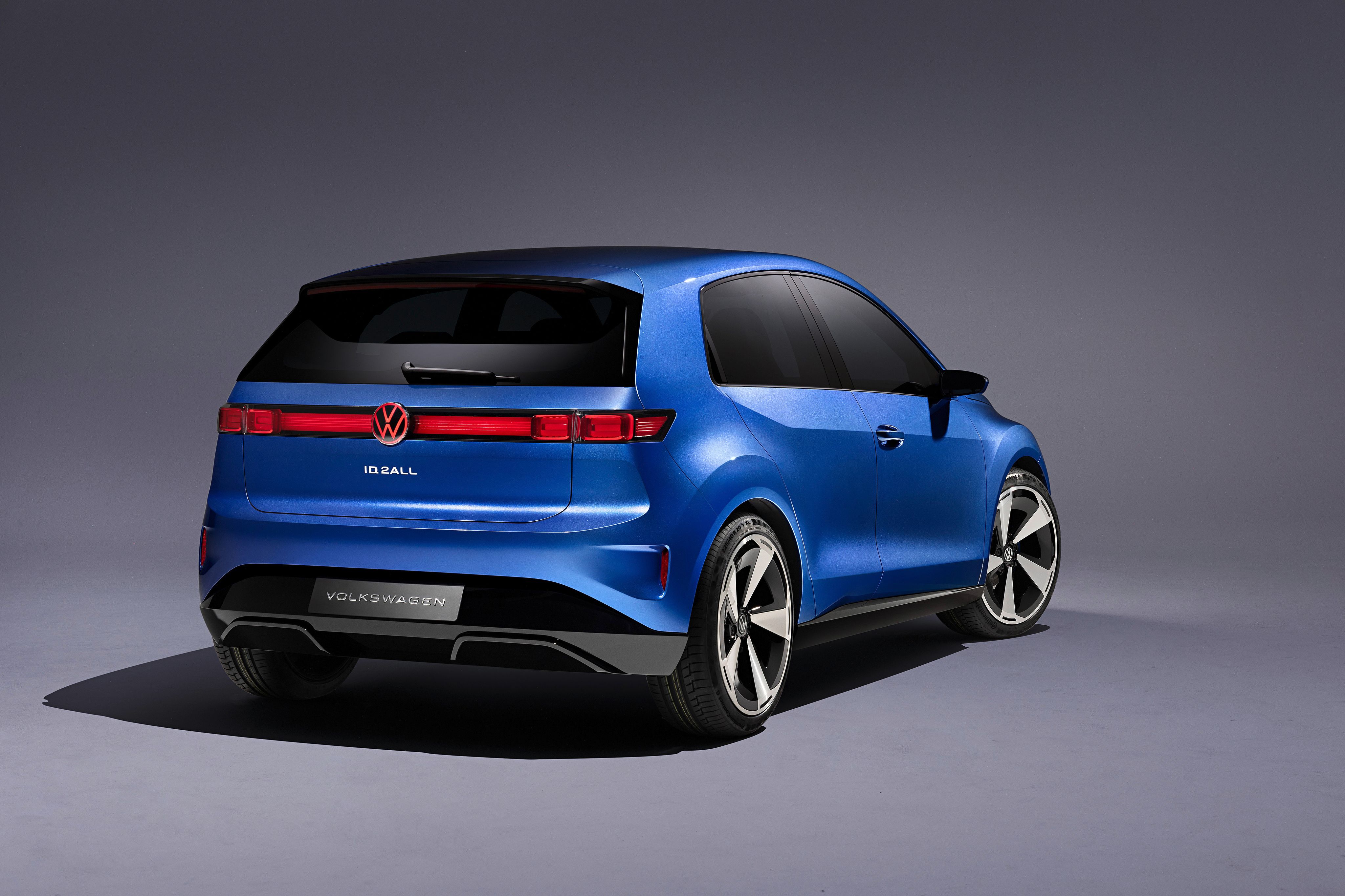 Volkswagen ID. 2all concept 3/4 rear view