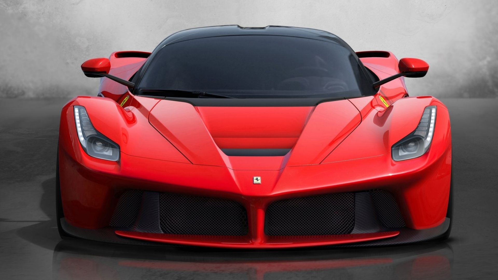 ferrari laferrari full frontal red