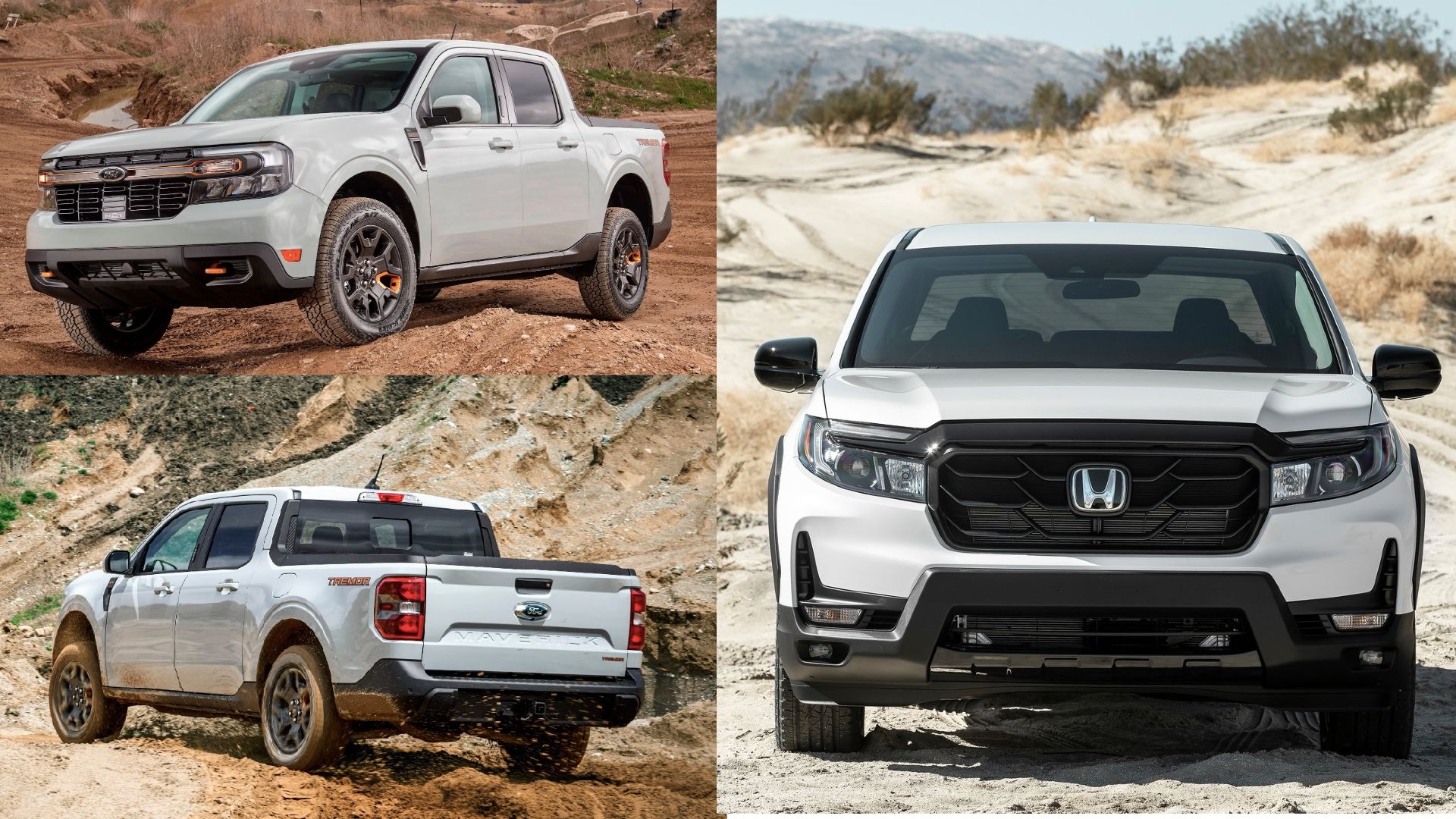 Honda Ridgeline Ford Maverick