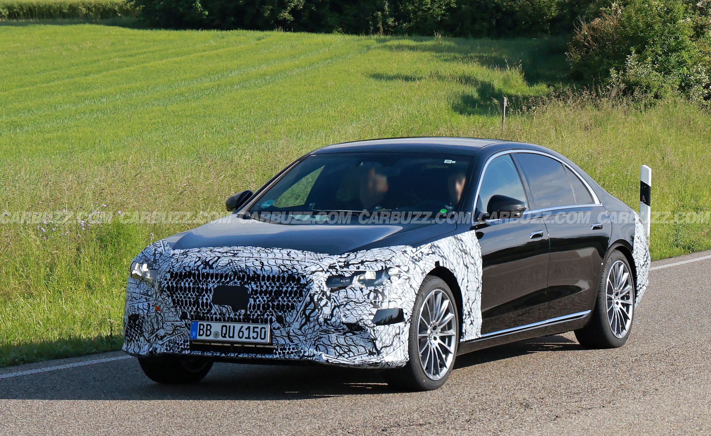 Mercedes-Benz S-Class Spied With New Lights Ahead Of 2025 Refresh