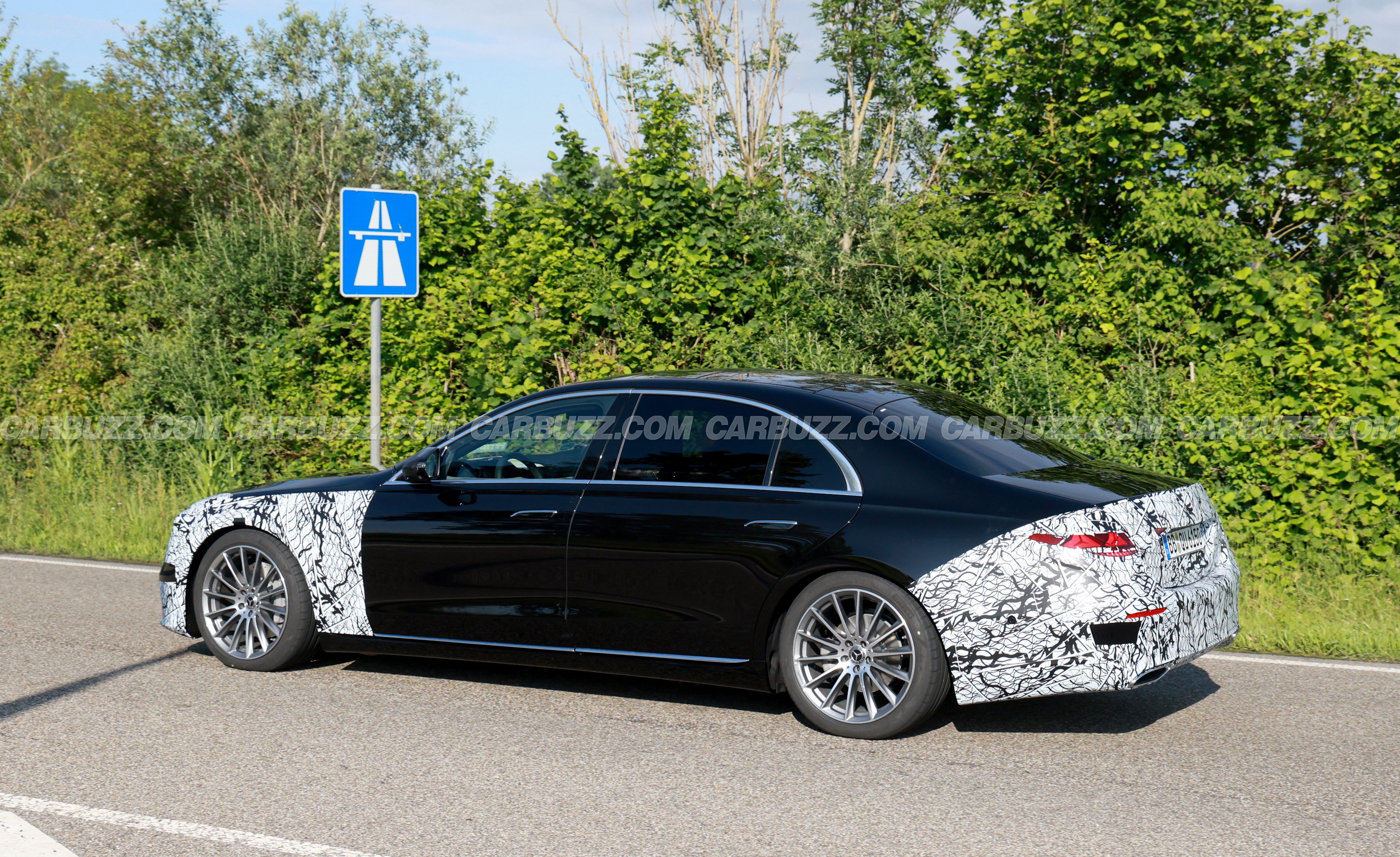 Mercedes-Benz S-Class Spied With New Lights Ahead Of 2025 Refresh