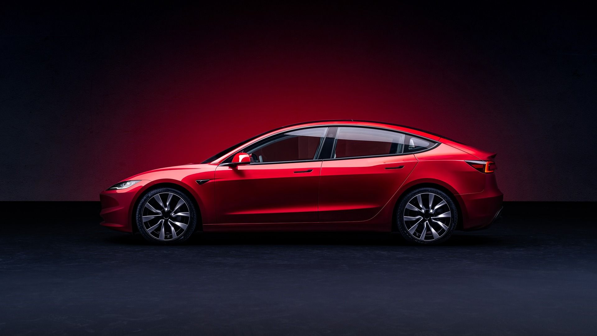 Tesla Model 3 side view