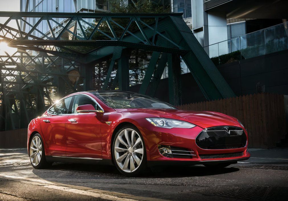 Tesla model s front