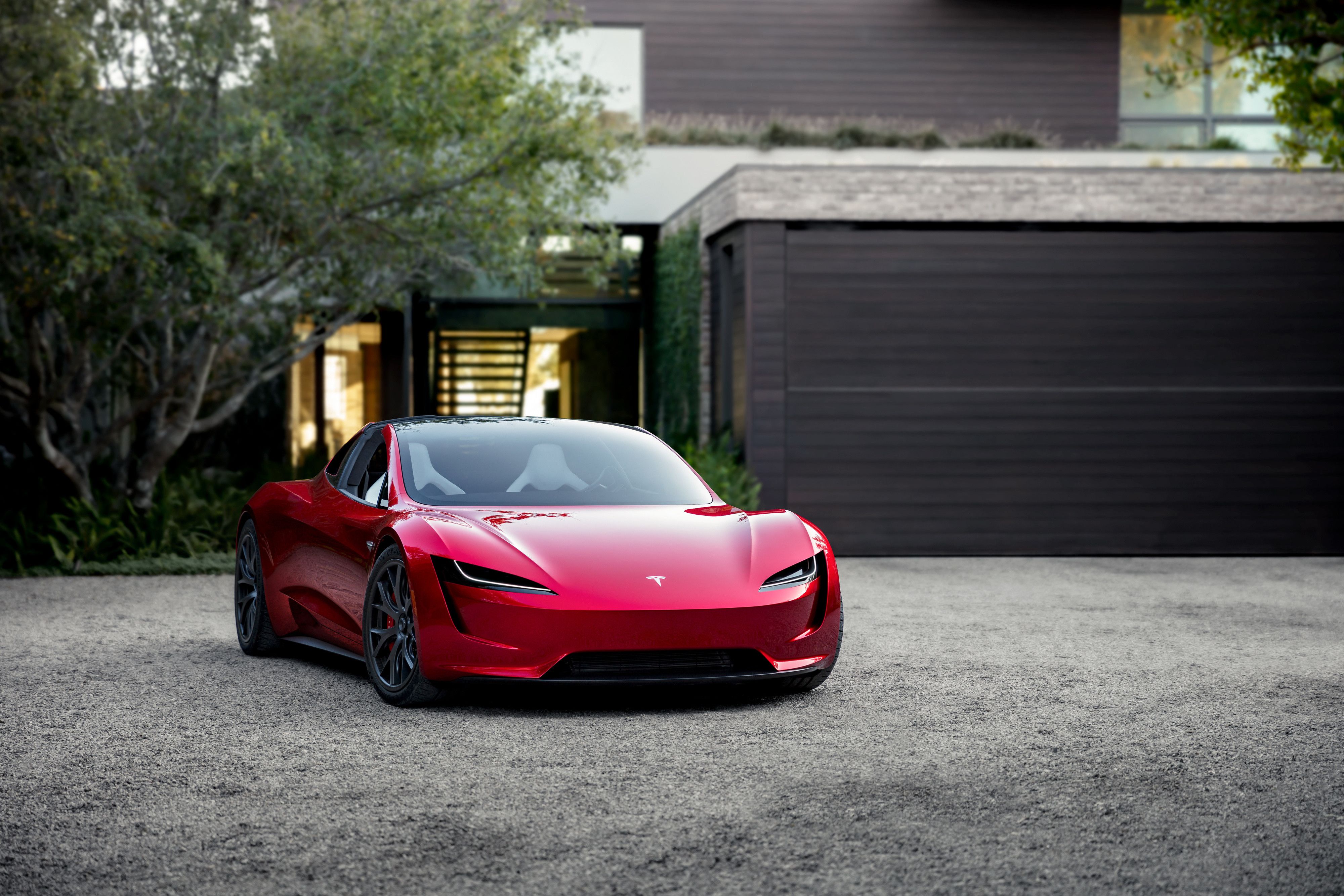 Tesla Roadster front view