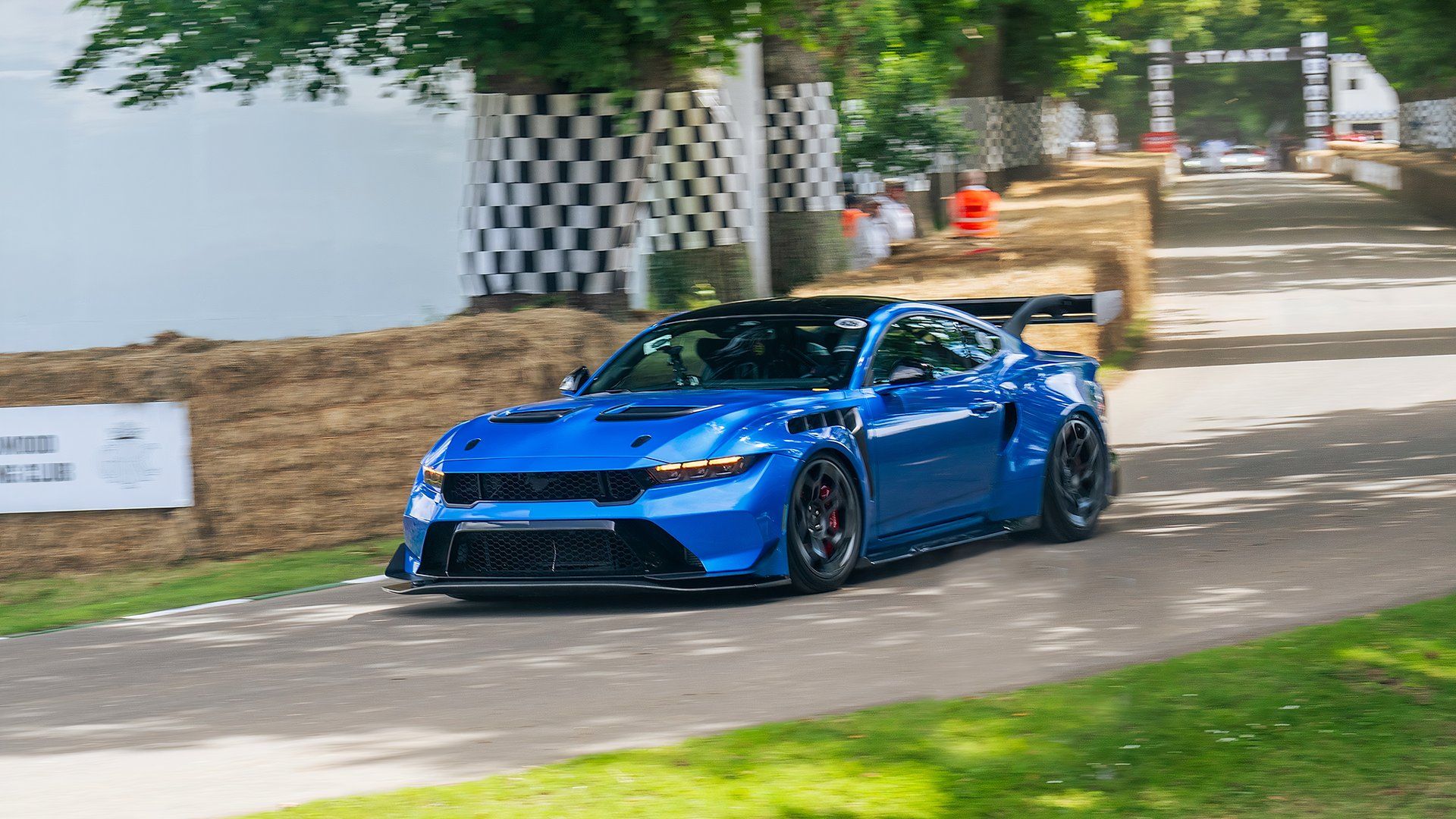 Ford Mustang GTD 3/4 front view