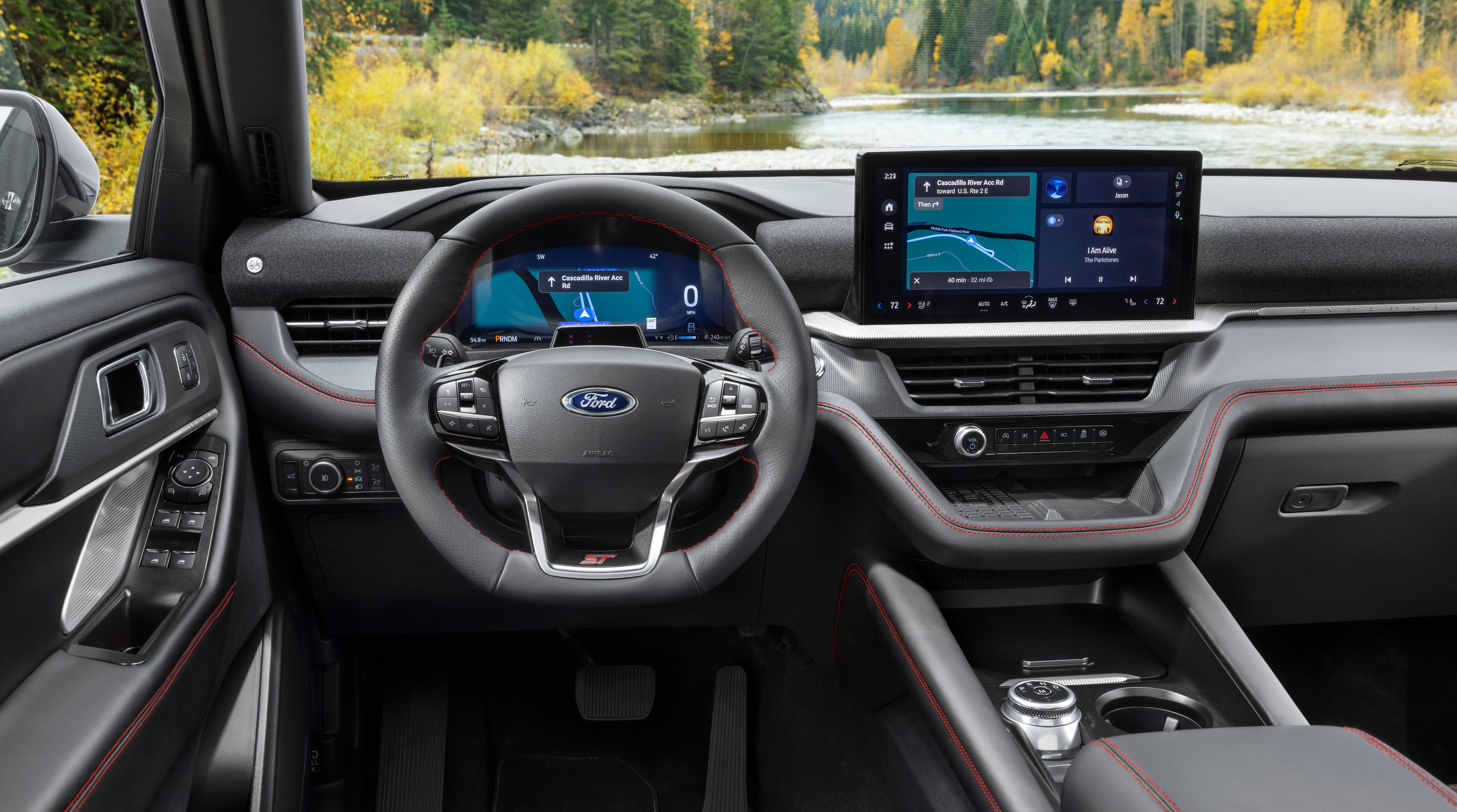 2025 Ford Explorer Steering Wheel View