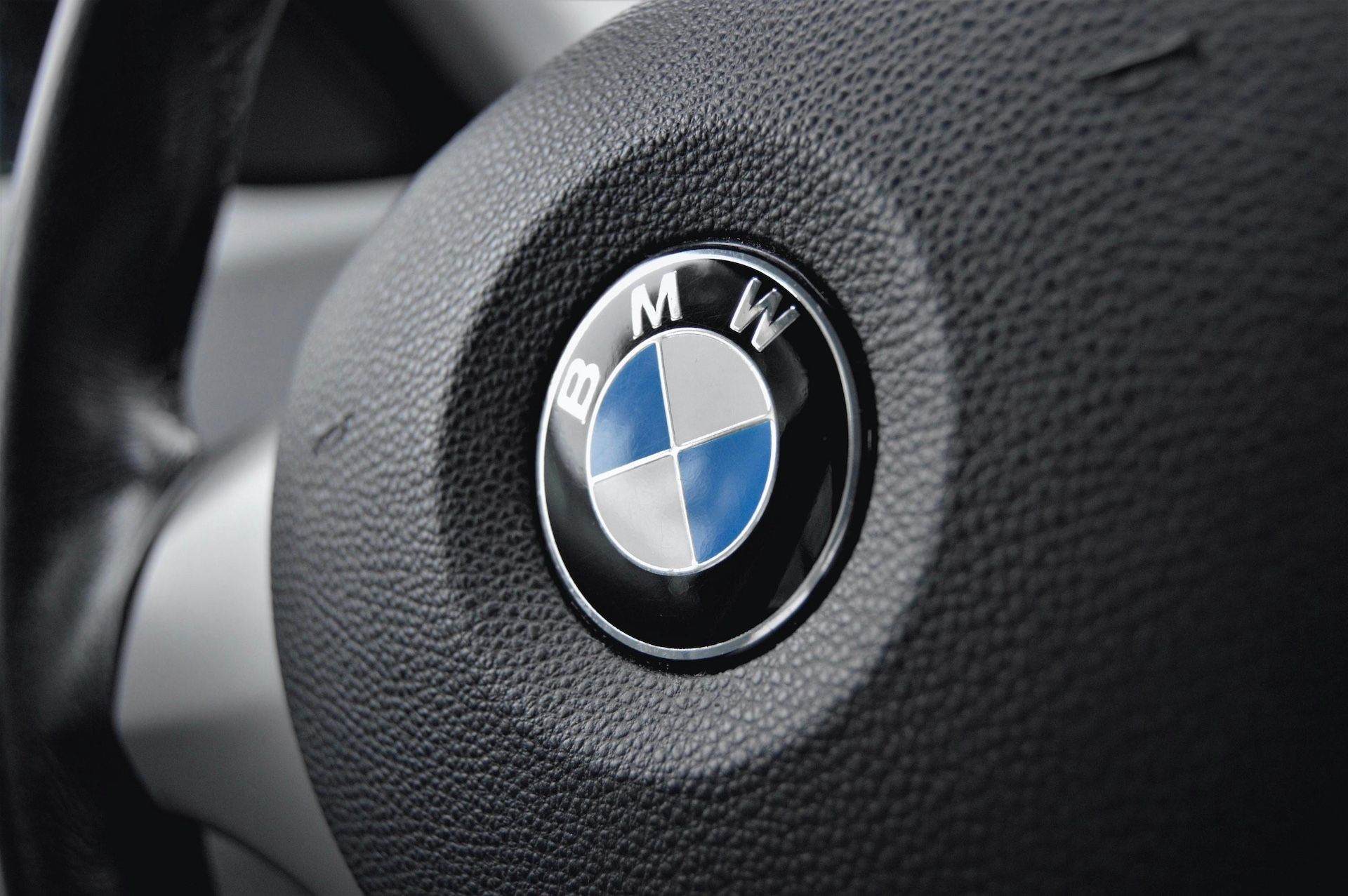 BMW Emblem steering wheel