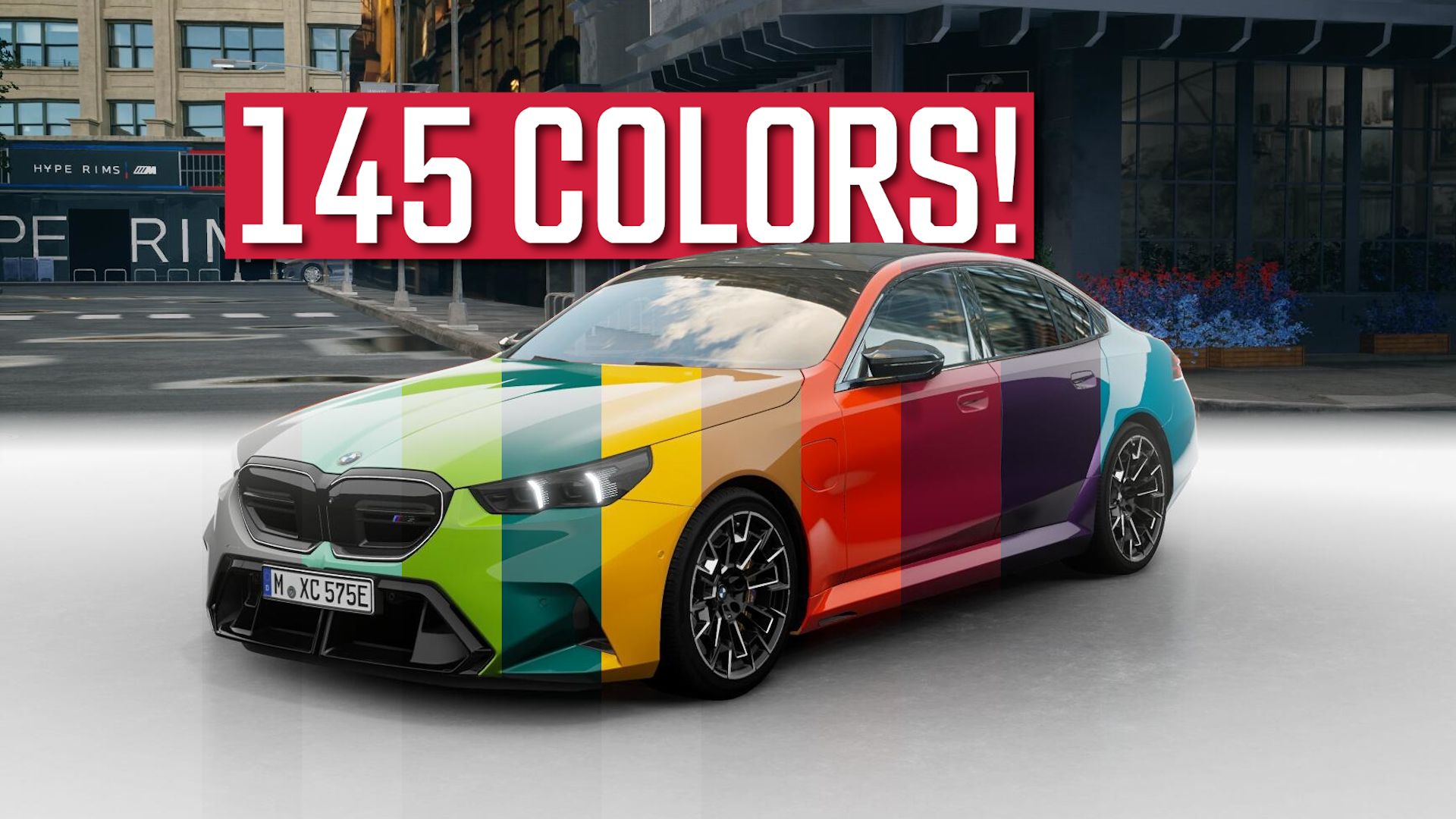 BMW M5 Individual Colors Feature