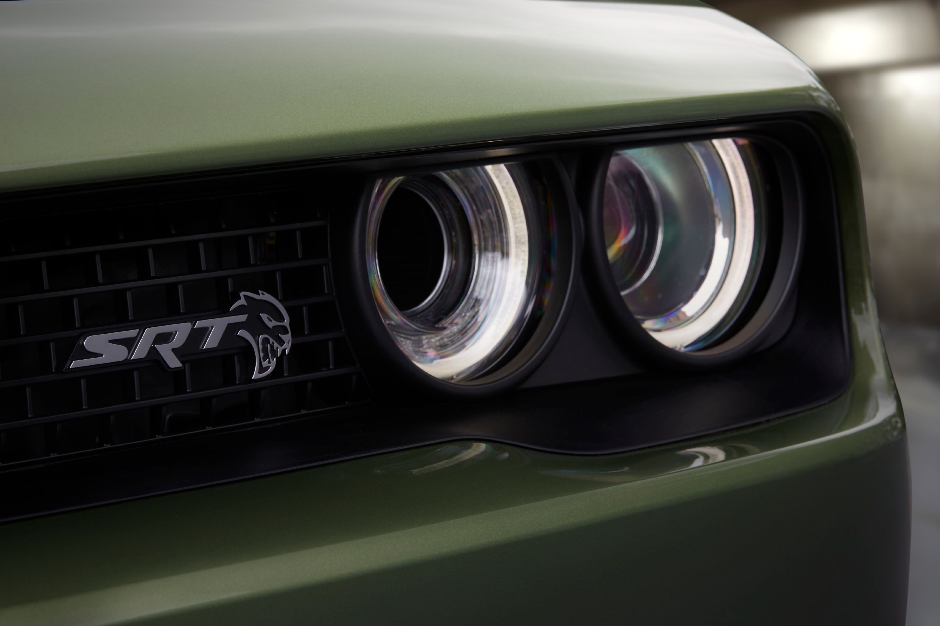 Dodge Challenger SRT headlight