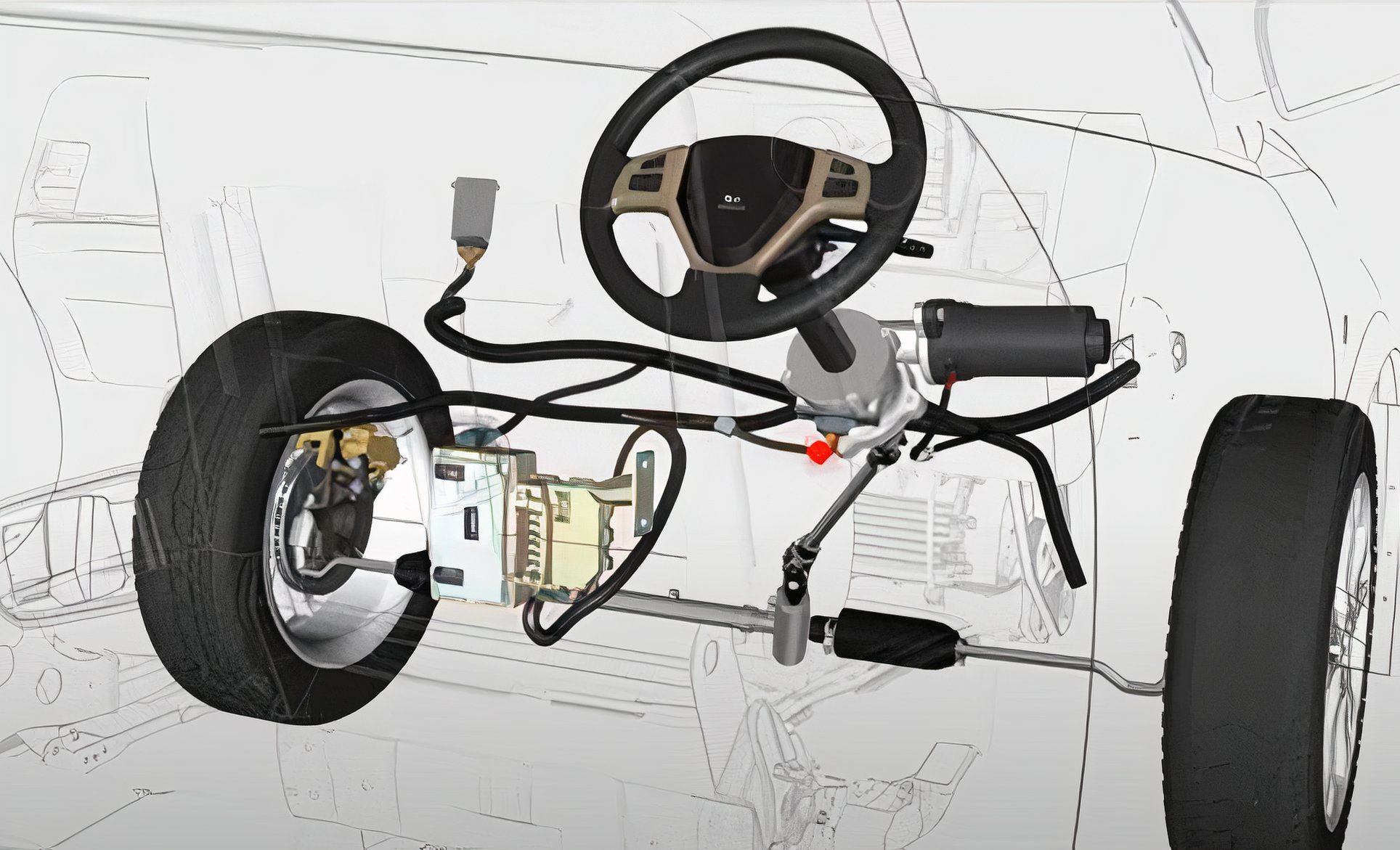 Electronic steering animation 1