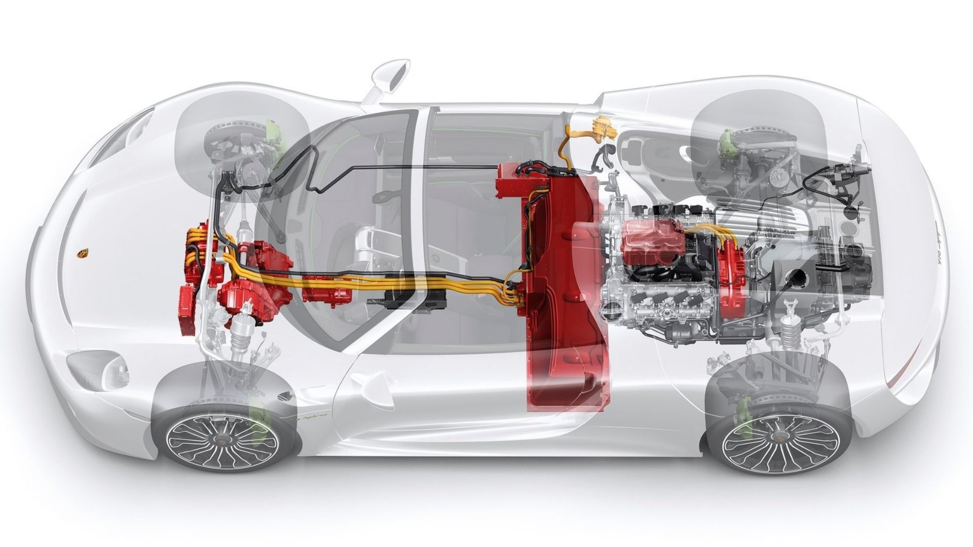 porsche 918 spyder powertrain