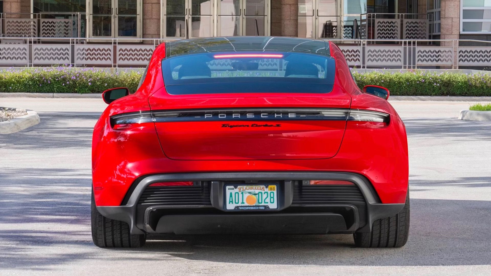 Porsche Taycan Turbo S rear