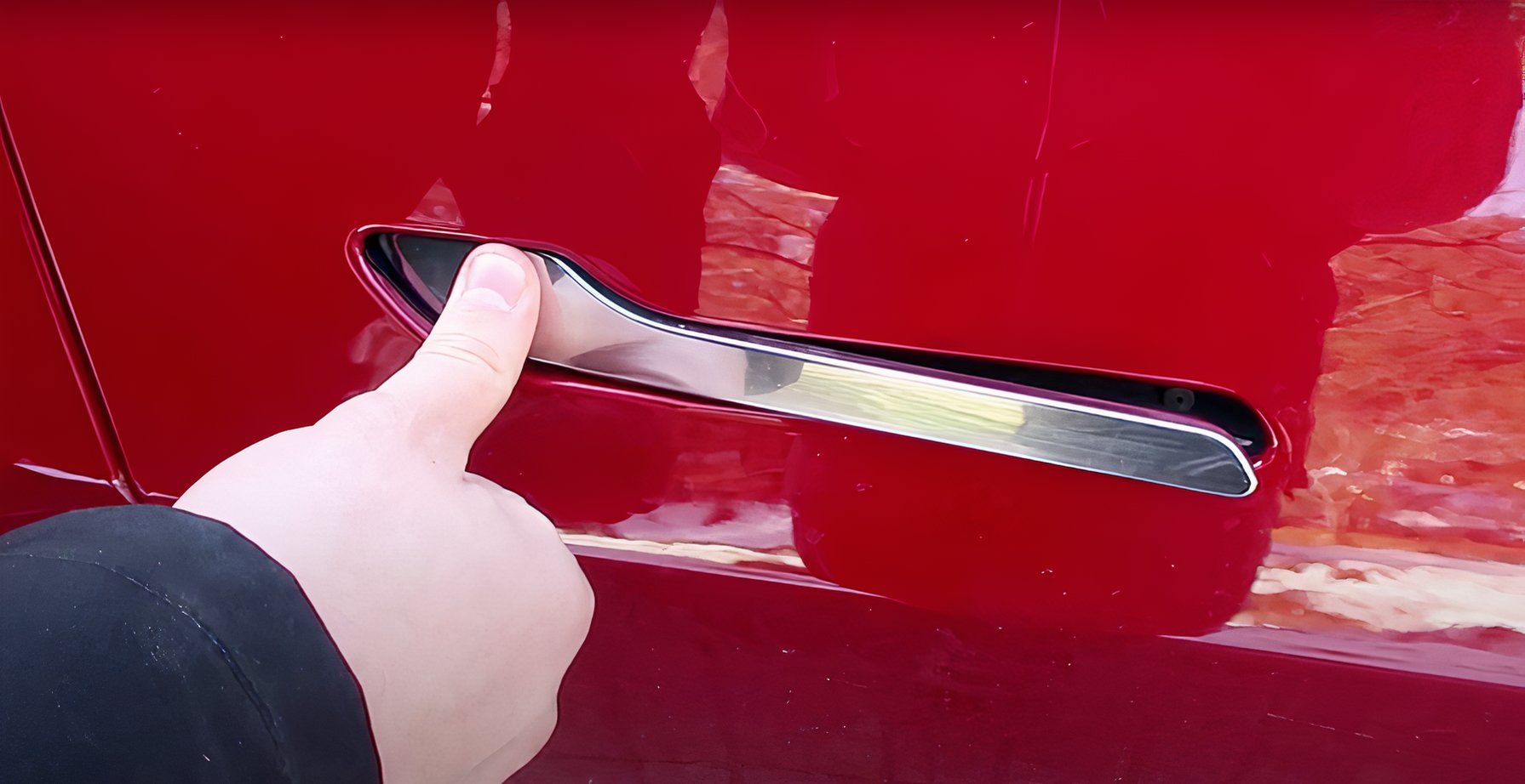 Tesla Model 3 door handle