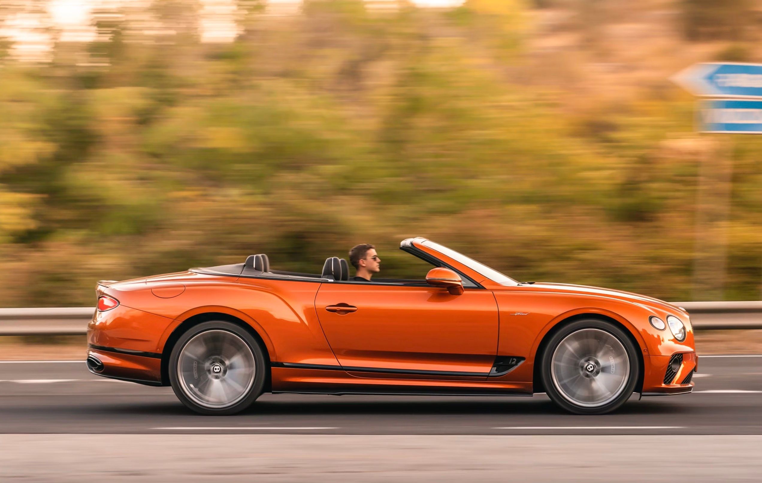 Bentley Continental GT Speed Convertible side