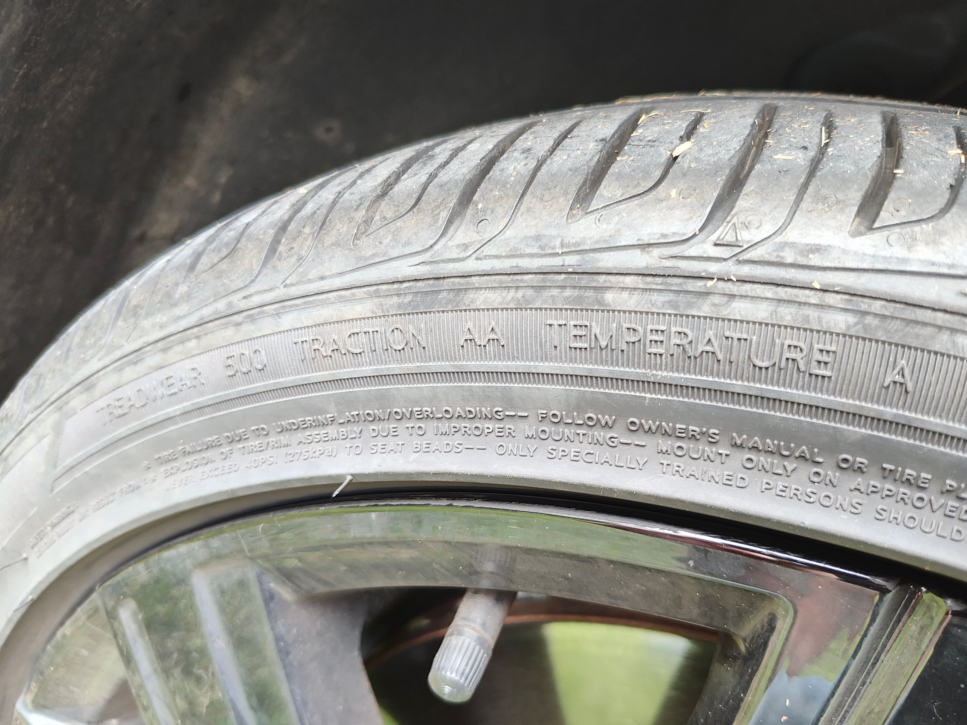 UTQG ratings on tire