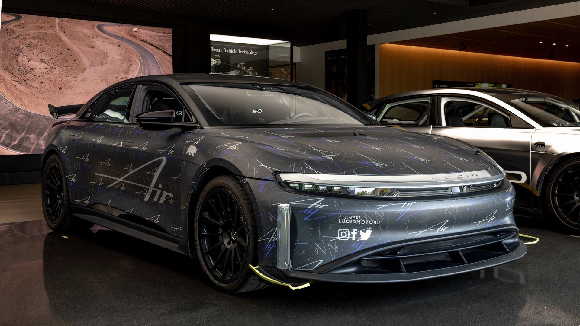 UPDATE RaceReady Lucid Air Sapphire Gunning For Porsche Taycan Turbo