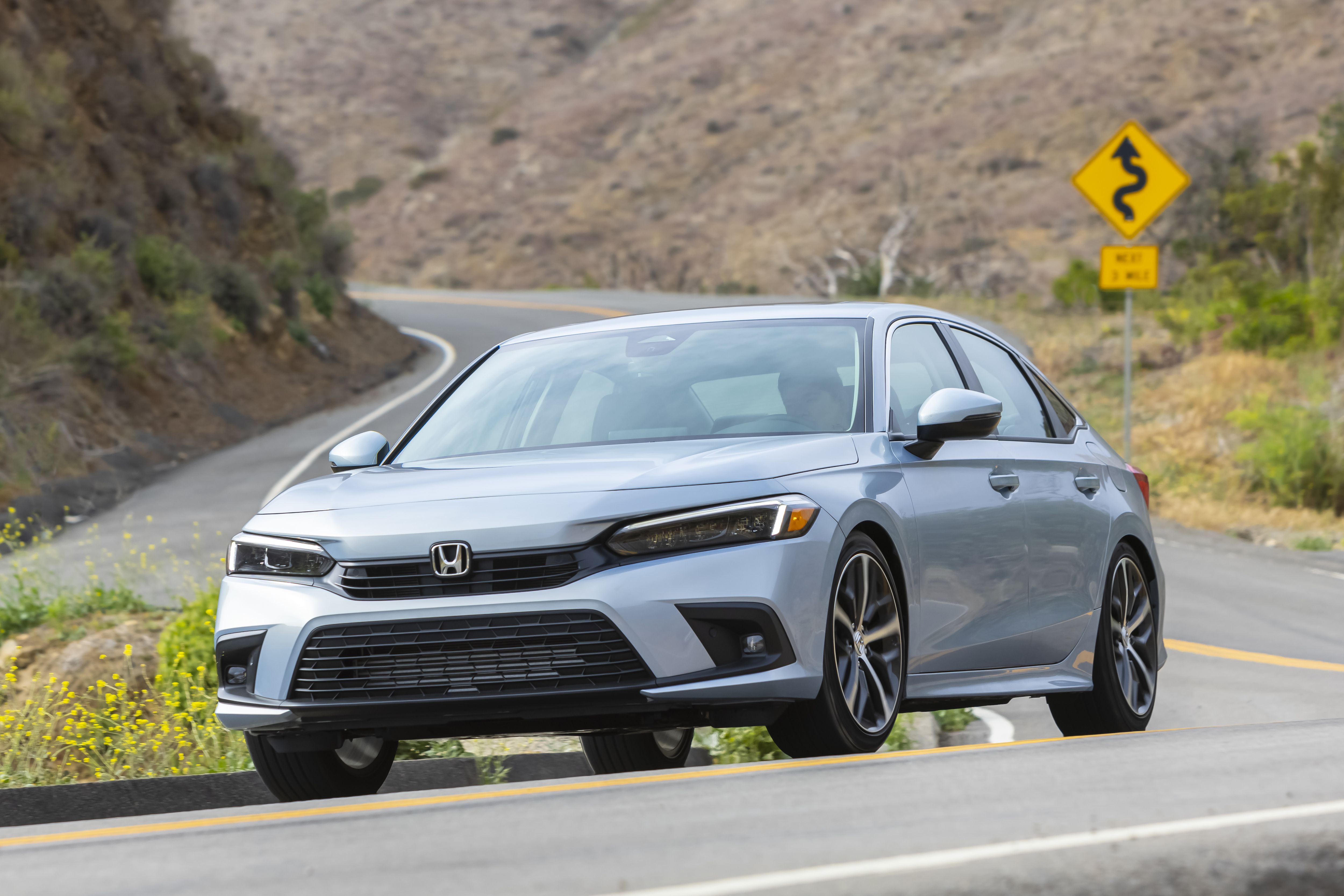 Honda Civic Sedan, front 3/4 view