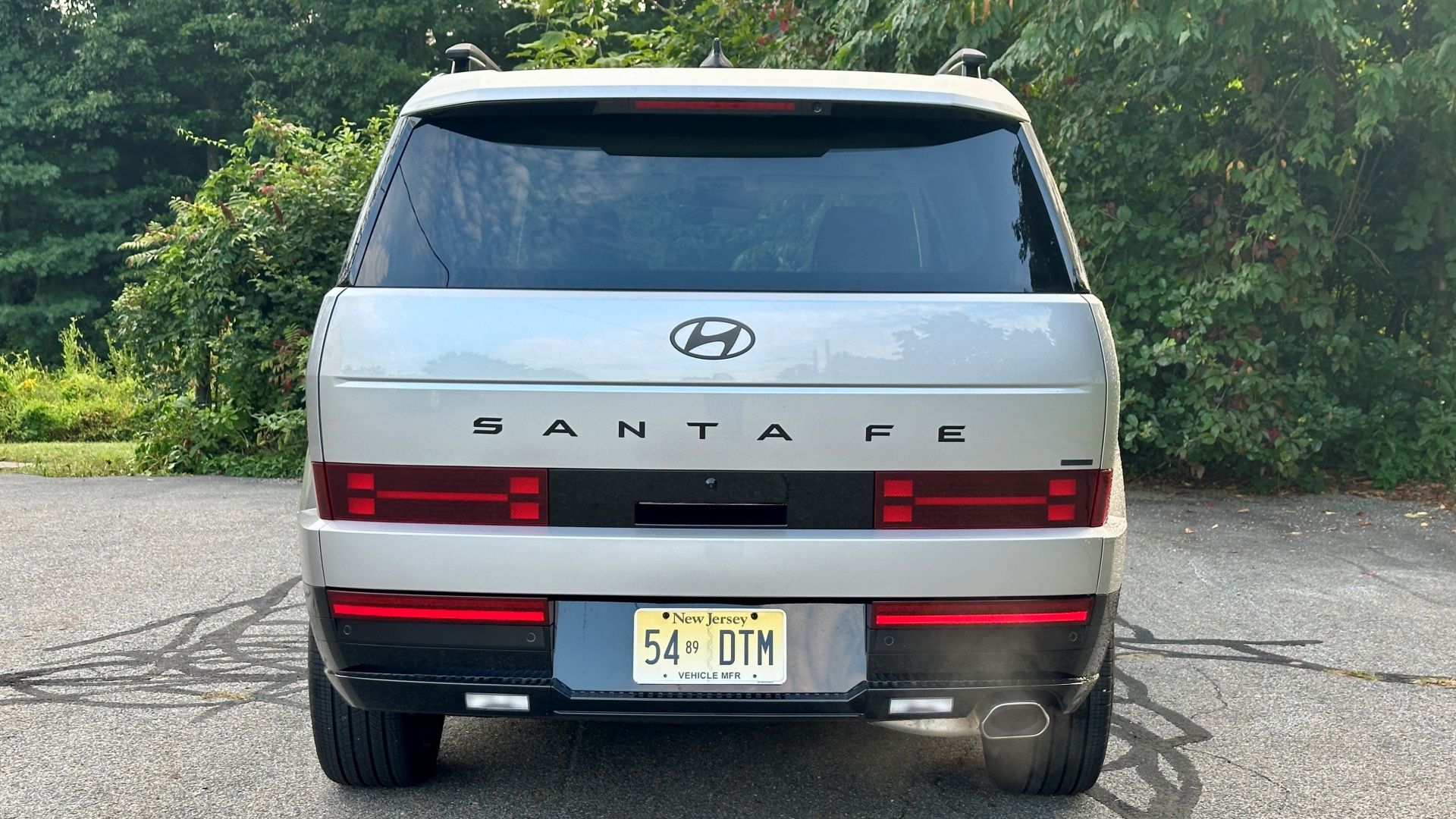 The rear of the 2024 Hyundai Santa Fe