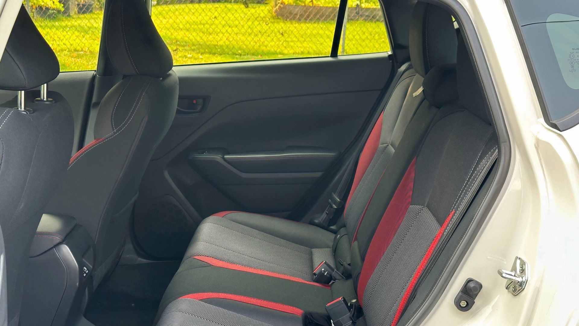 The rear seats in the 2024 Subaru Impreza