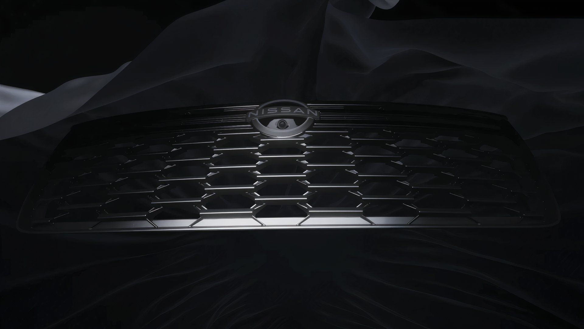 2025 Nissan Patrol Teaser Front Grille Wide Shot