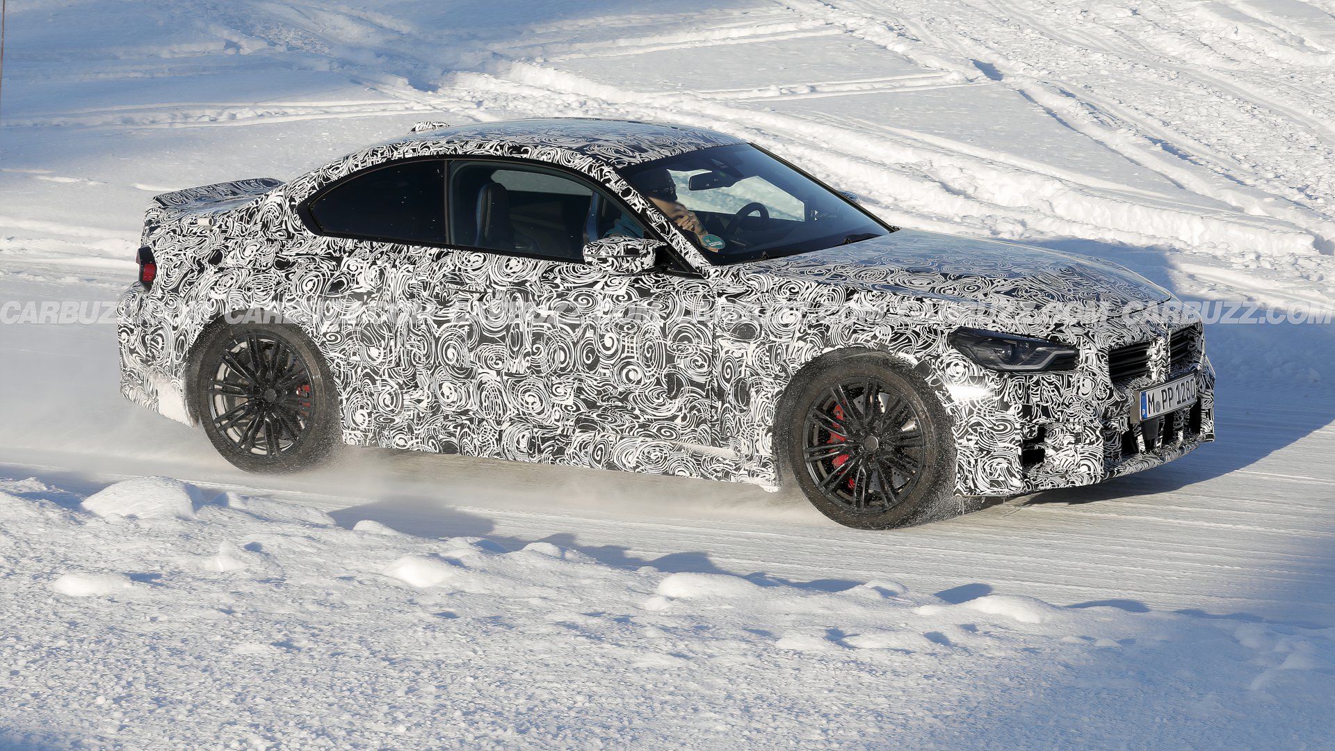 BMW M2 CS Spy Shot side