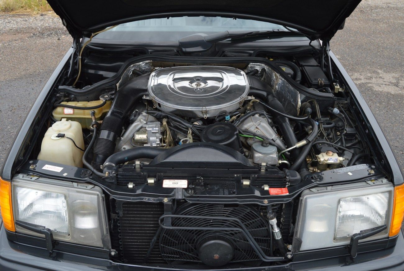 124 AMG Hammer Engine Bay, Full View