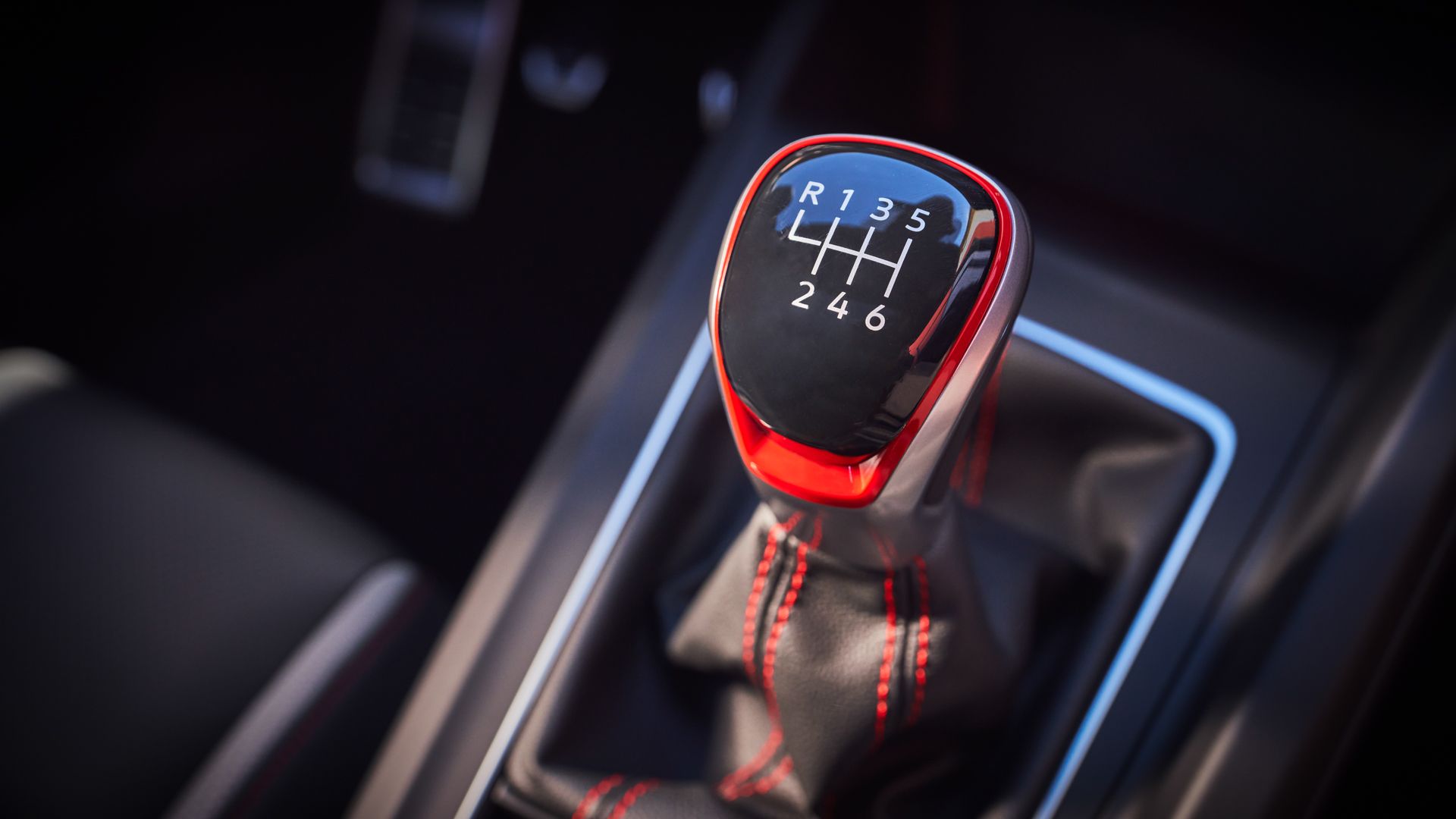 2022 Golf GTI Interior 6-speed Manual Shifter