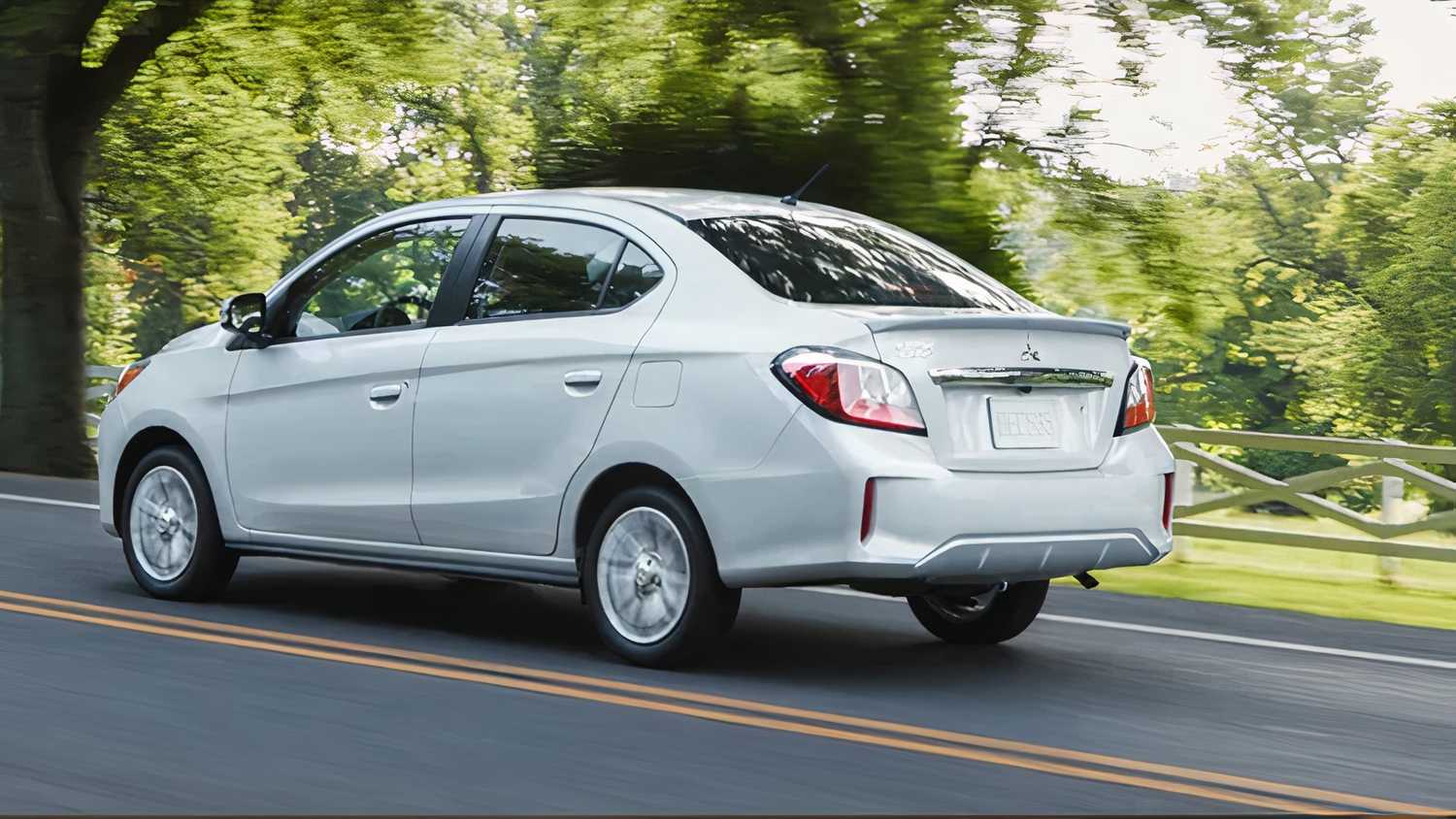 4th Gen Mirage Rear Dirt Cheap Sedan Shootout: Versa vs. Mirage