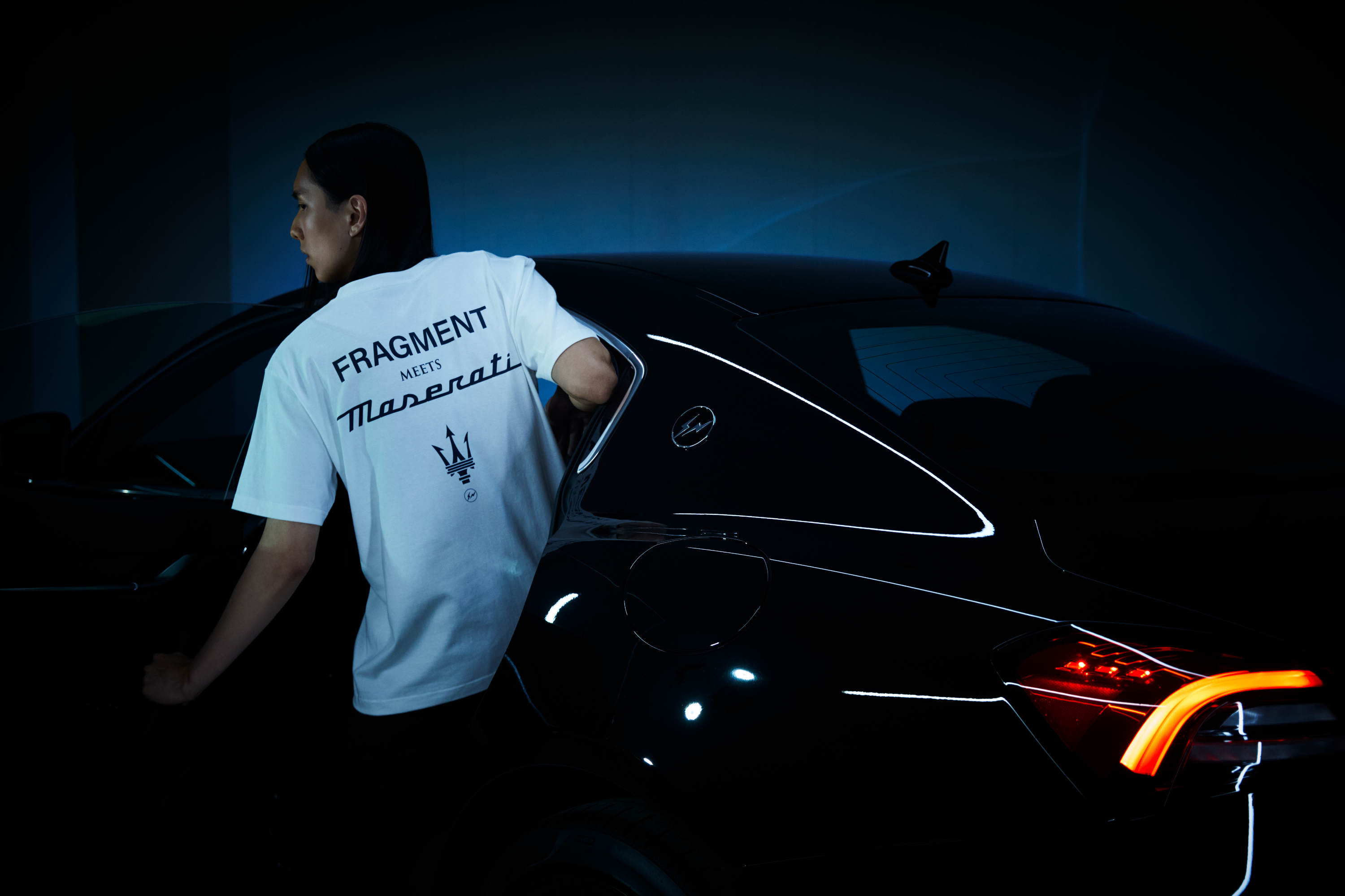 Maserati Ghibli x Fragment Collection, Shirt and Car 