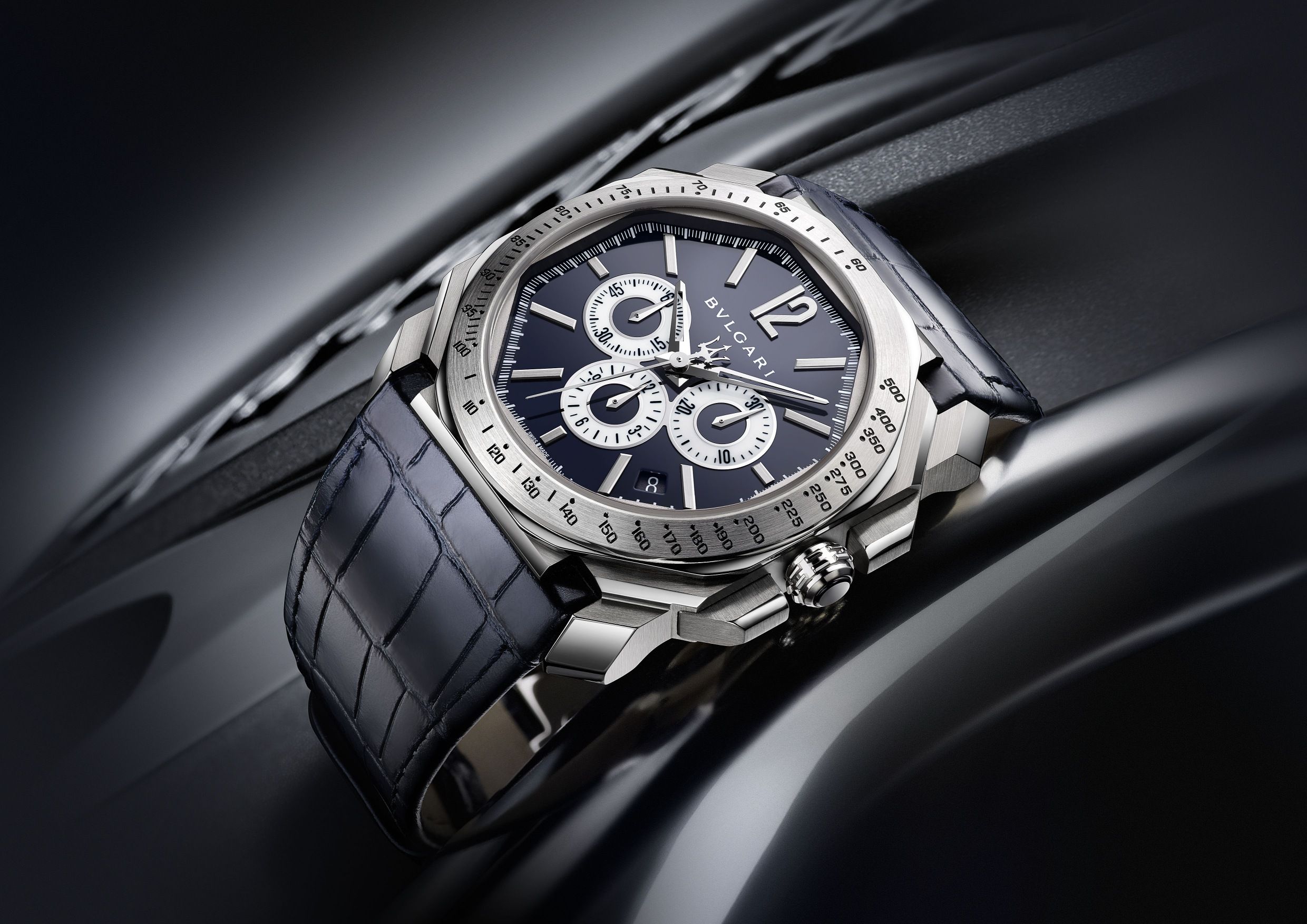 Maserati x Bvlgari Watch, Front Face