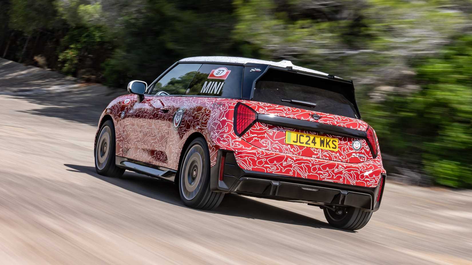 Mini Jcw Rear View New Mini Cooper JCW Details Come To Light