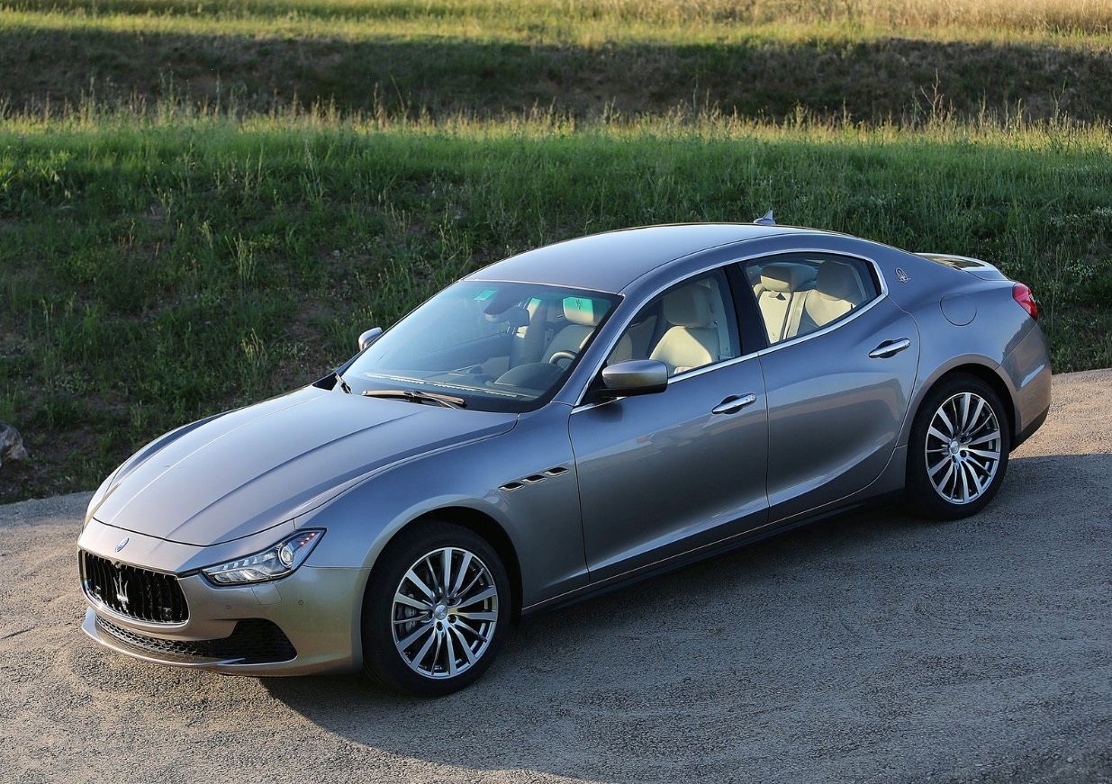 Maserati Ghibli overhead view