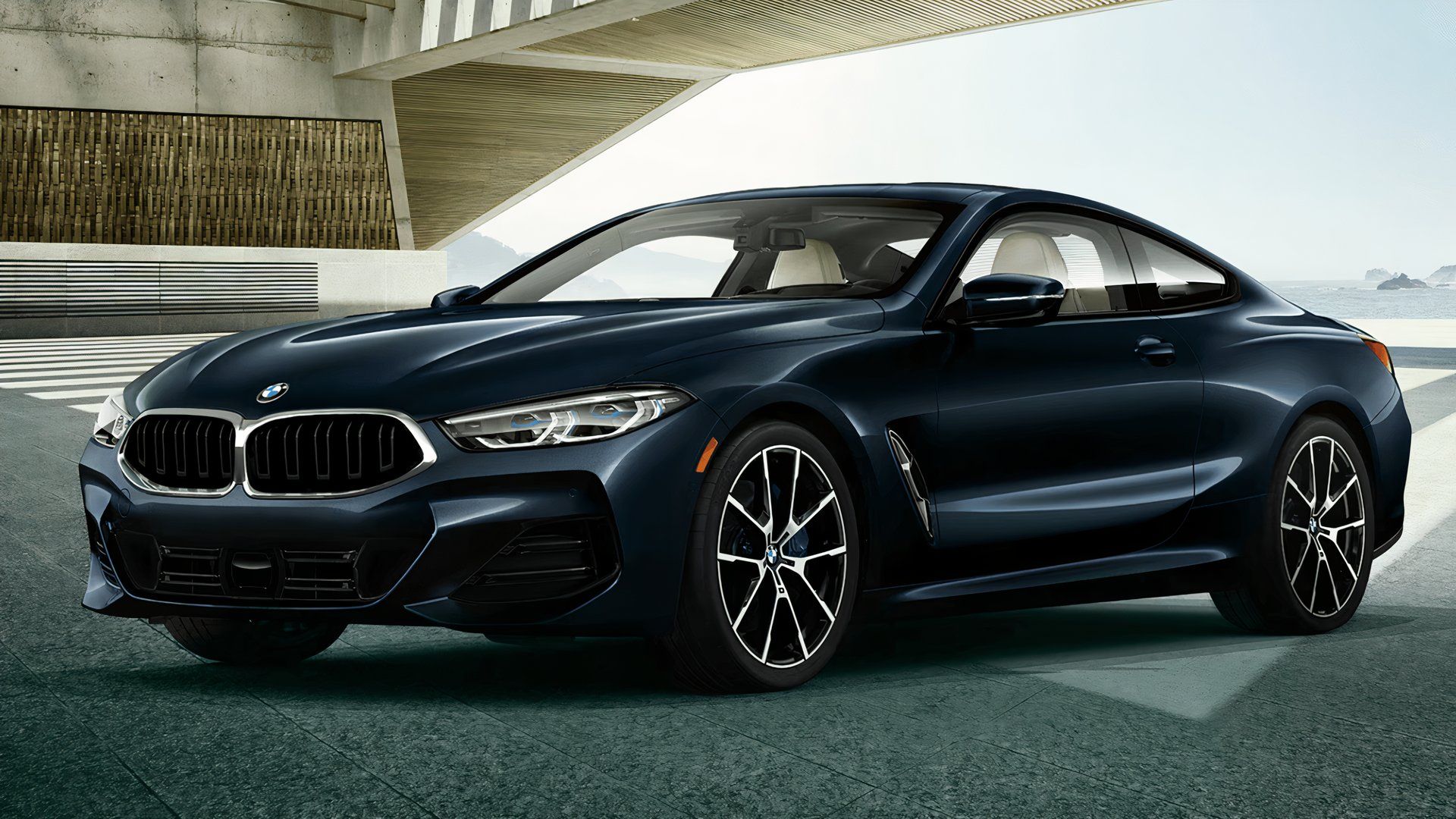 2025 BMW 840i X-Drive Coupe front 1/4