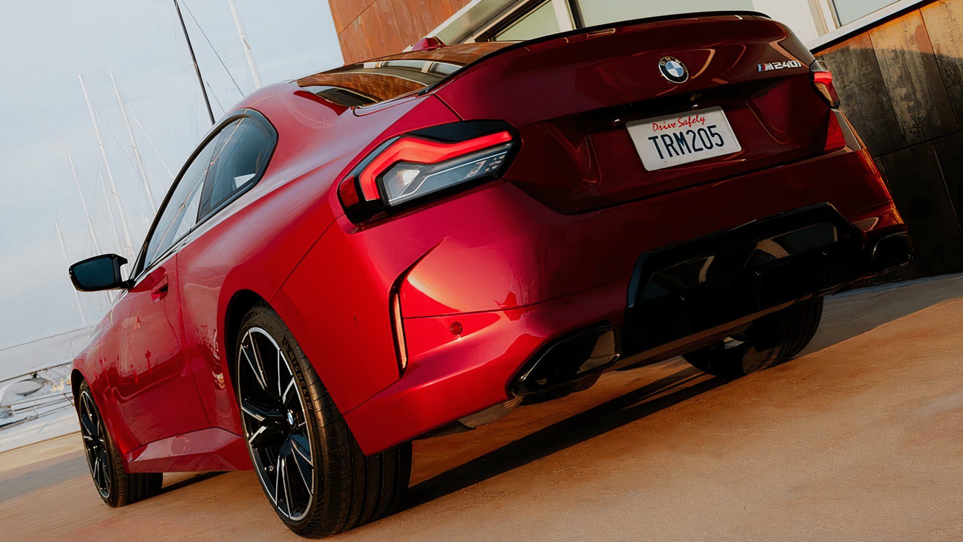 2025 BMW 240i X-Drive Coupe rear 1/4