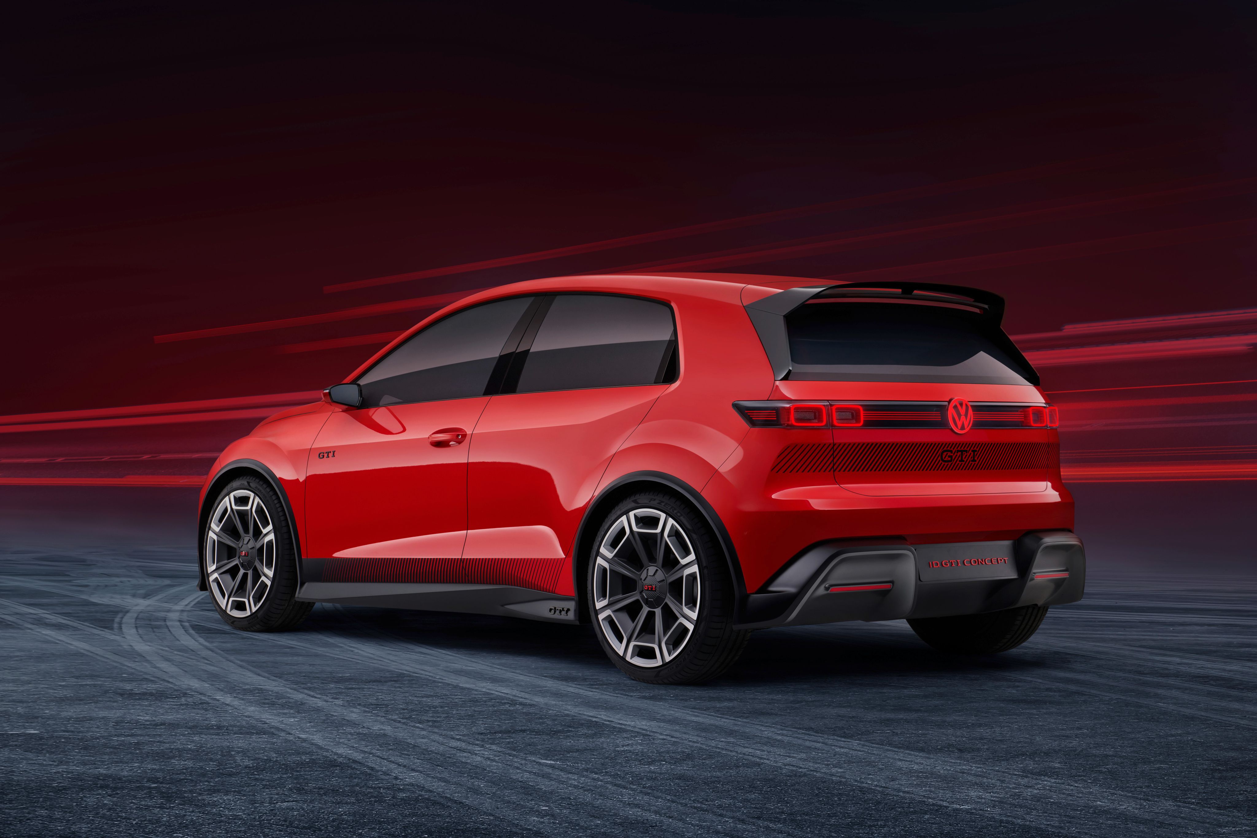 The rear of the VW ID.GTI Concept