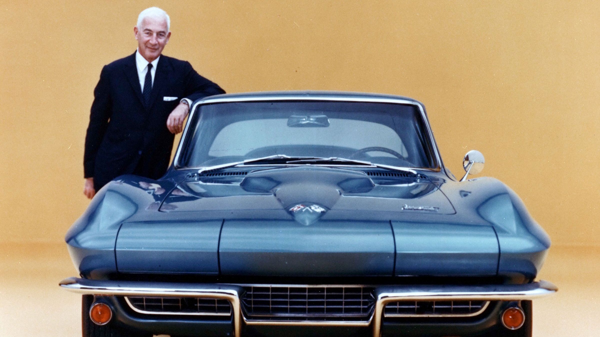 1966 Corvette wtih Zora Arkus-Duntov