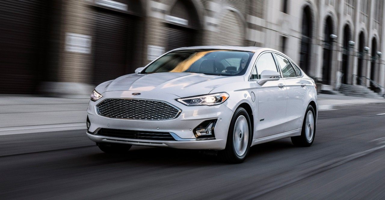 2020 Ford Fusion, front angle