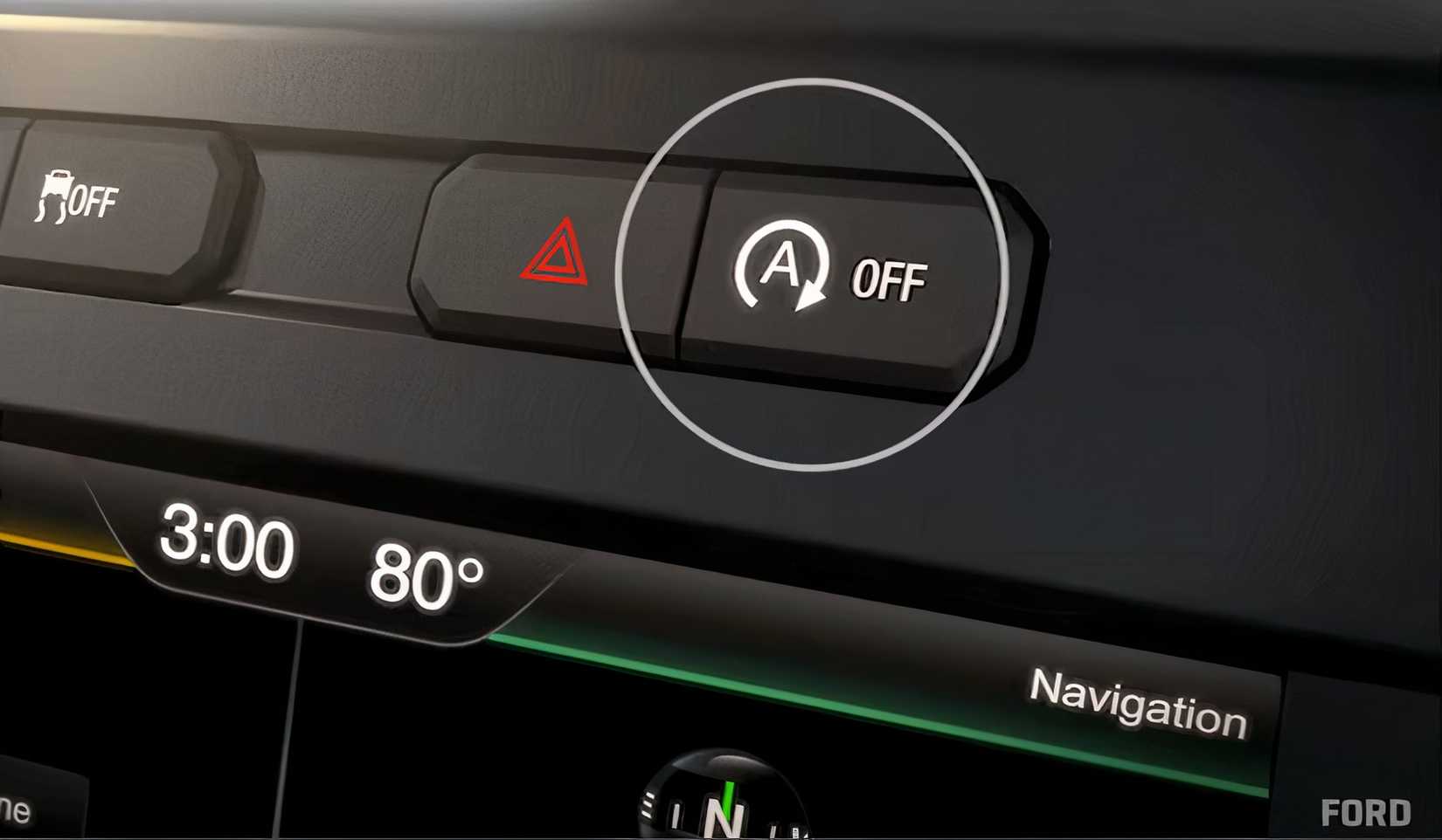 What's The 'A' Button With A Circle Around It In My Car?