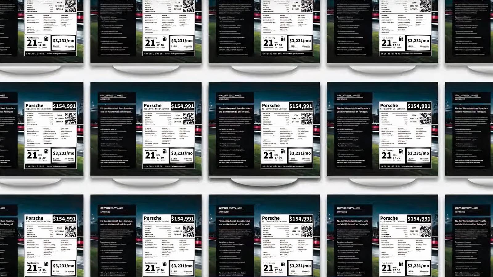 Dealership Window Stickers Are About To Become Extinct