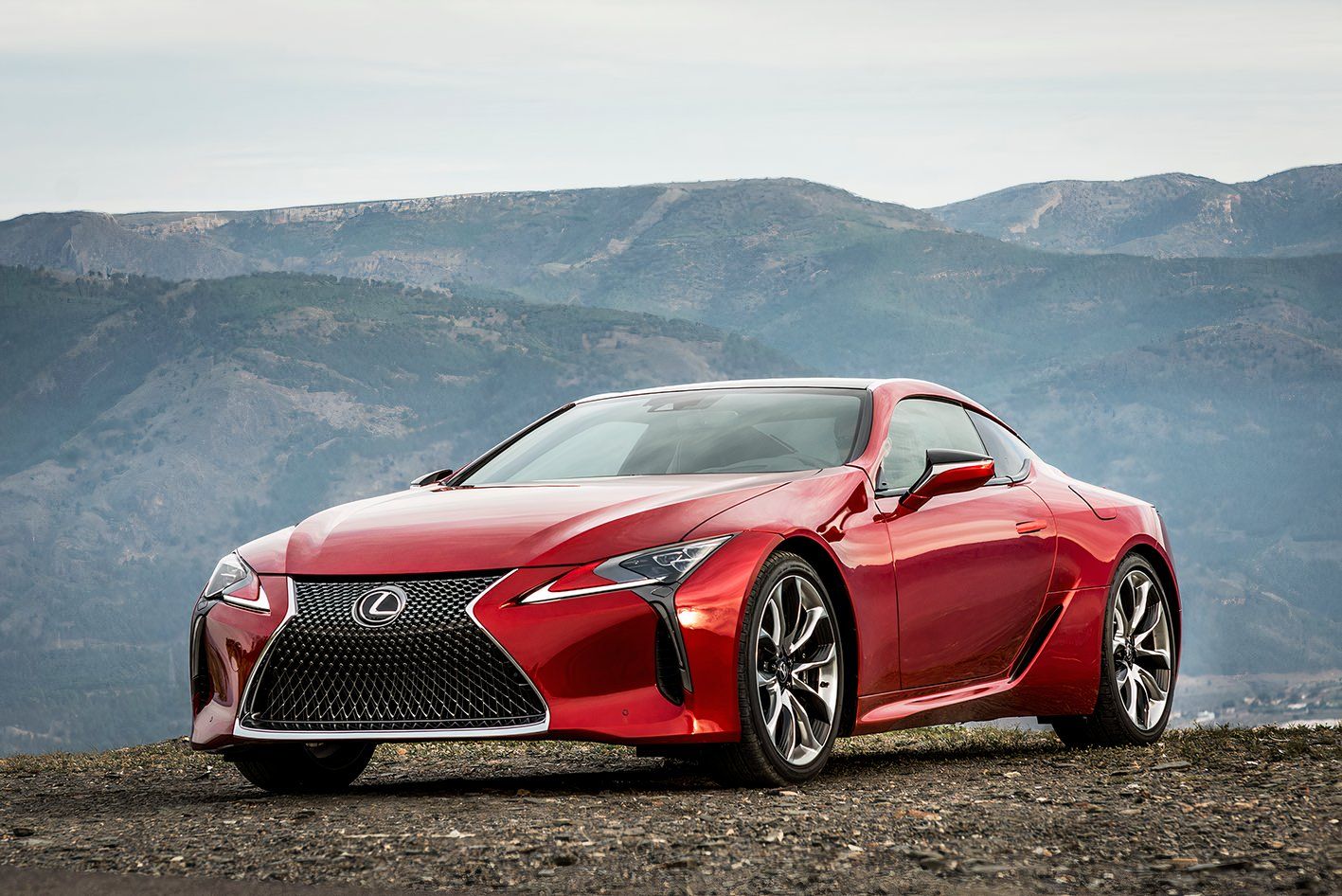 Lexus LC 500 Red Exterior