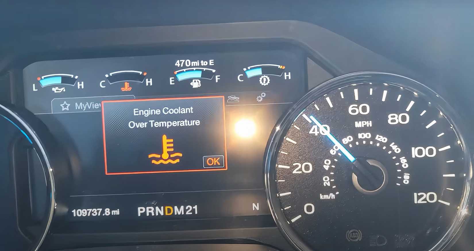 Engine Coolant Overtemperature Ford Explorernull