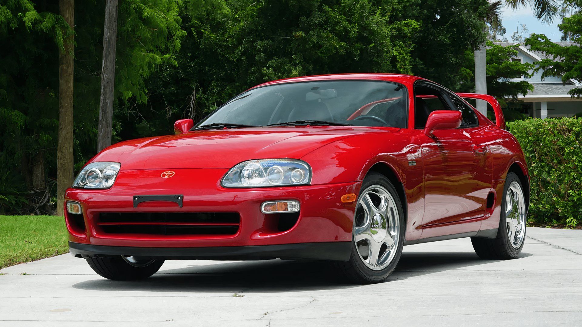 1997 Toyota Supra turbo coupe front 1/4