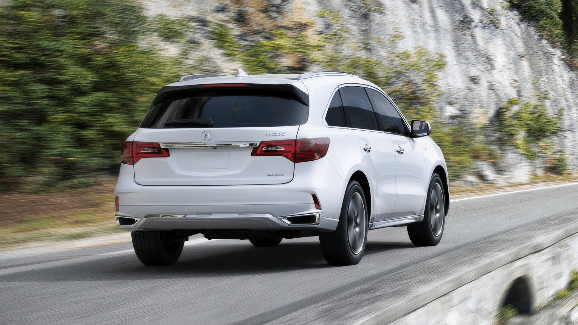 2018 Acura MDX Hybrid rear 1/4