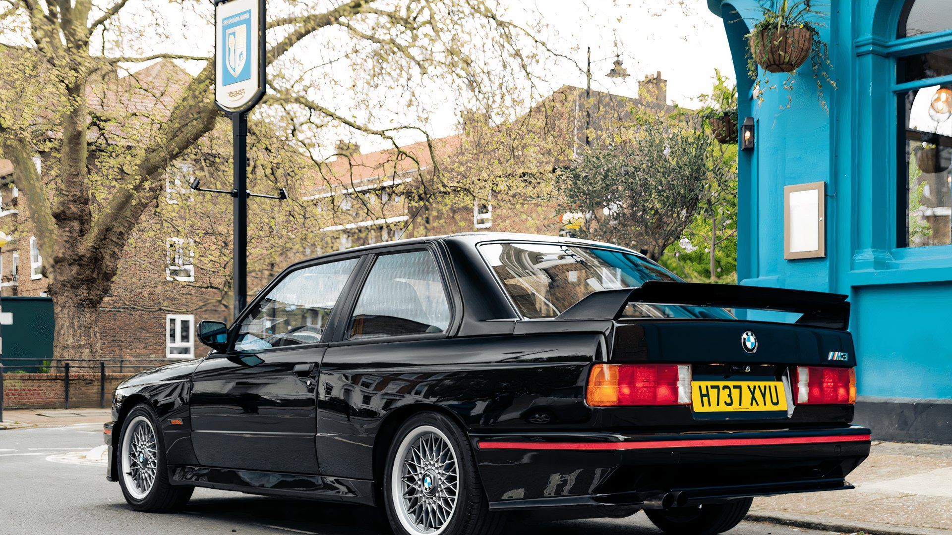 1990 BMW M3 Sport Evolution rear 1/4