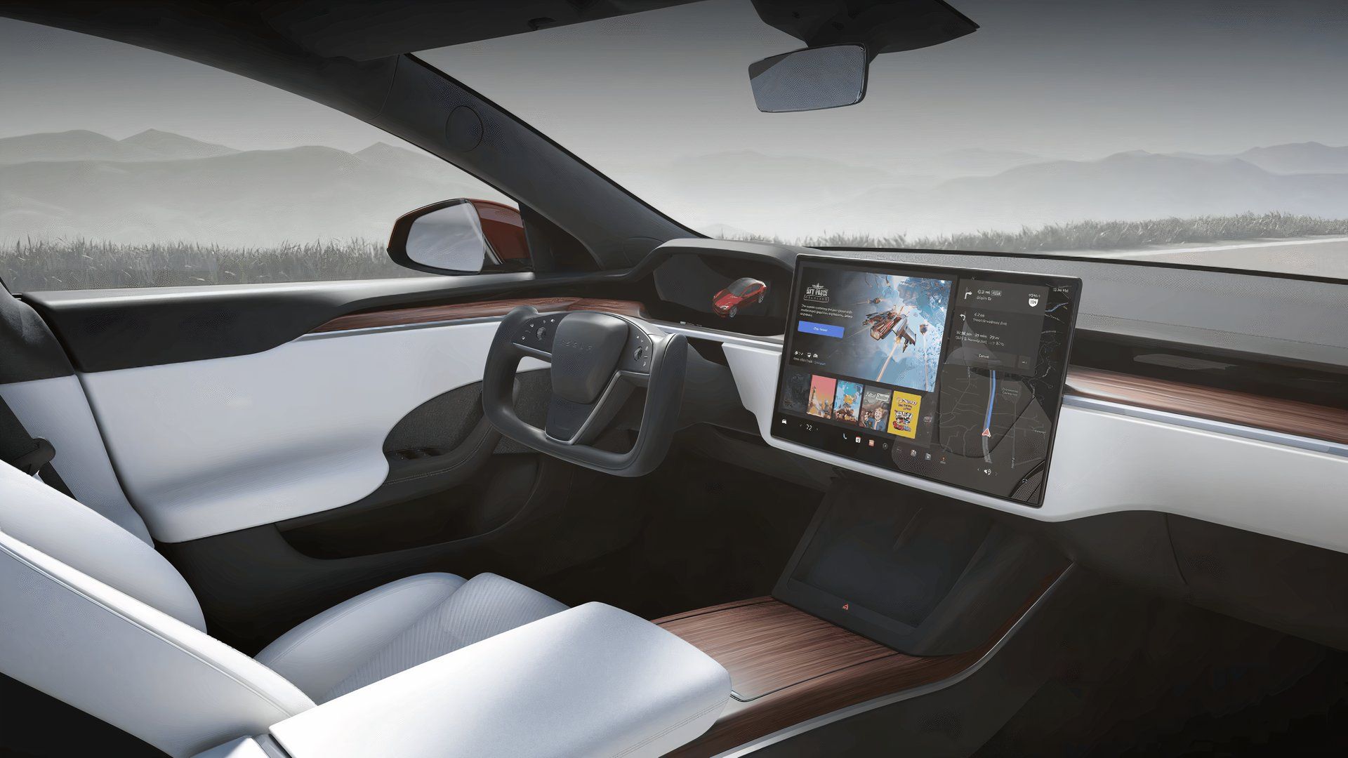 Tesla Model S Plaid interior