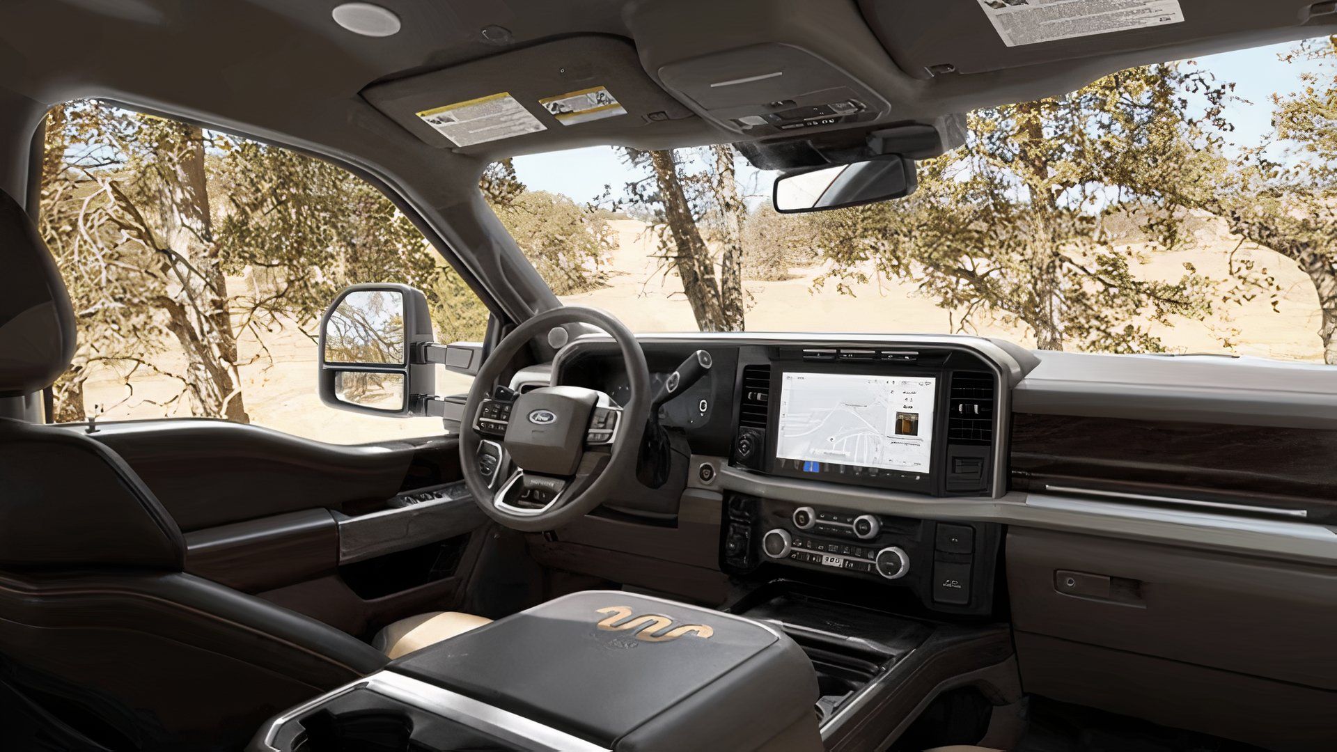 2024 Ford F-250 King Ranch interior