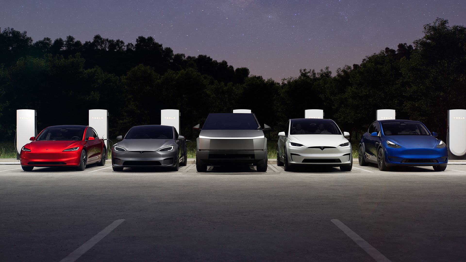 Tesla group front