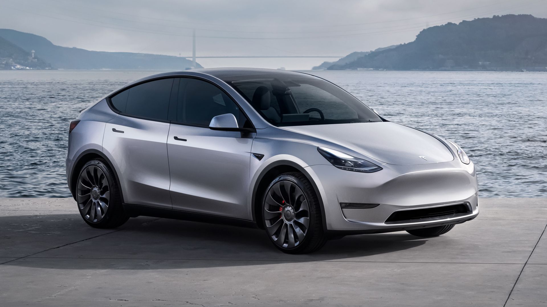 Tesla Model Y front 3/4